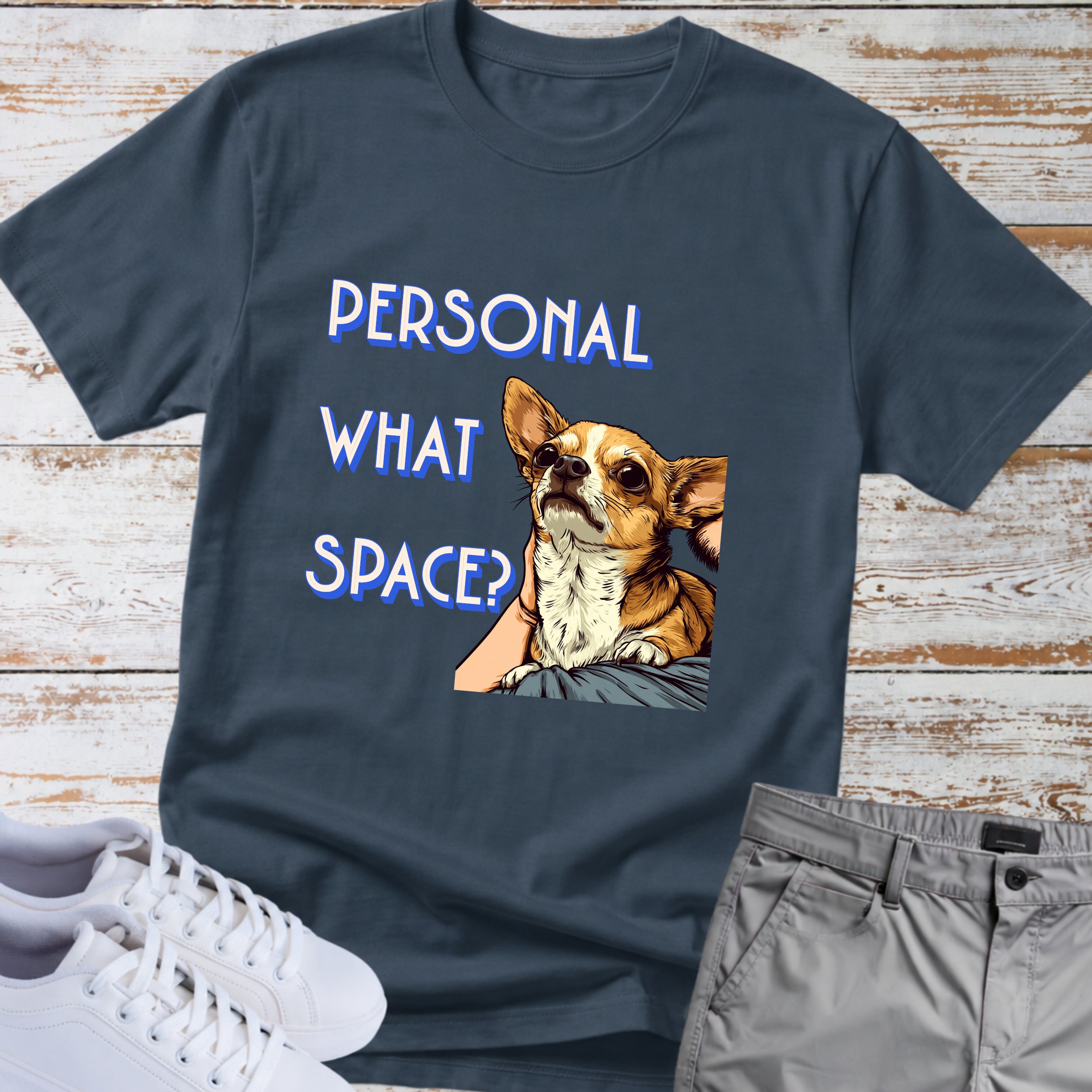 Chihuahua Personal What Space? T-Shirt