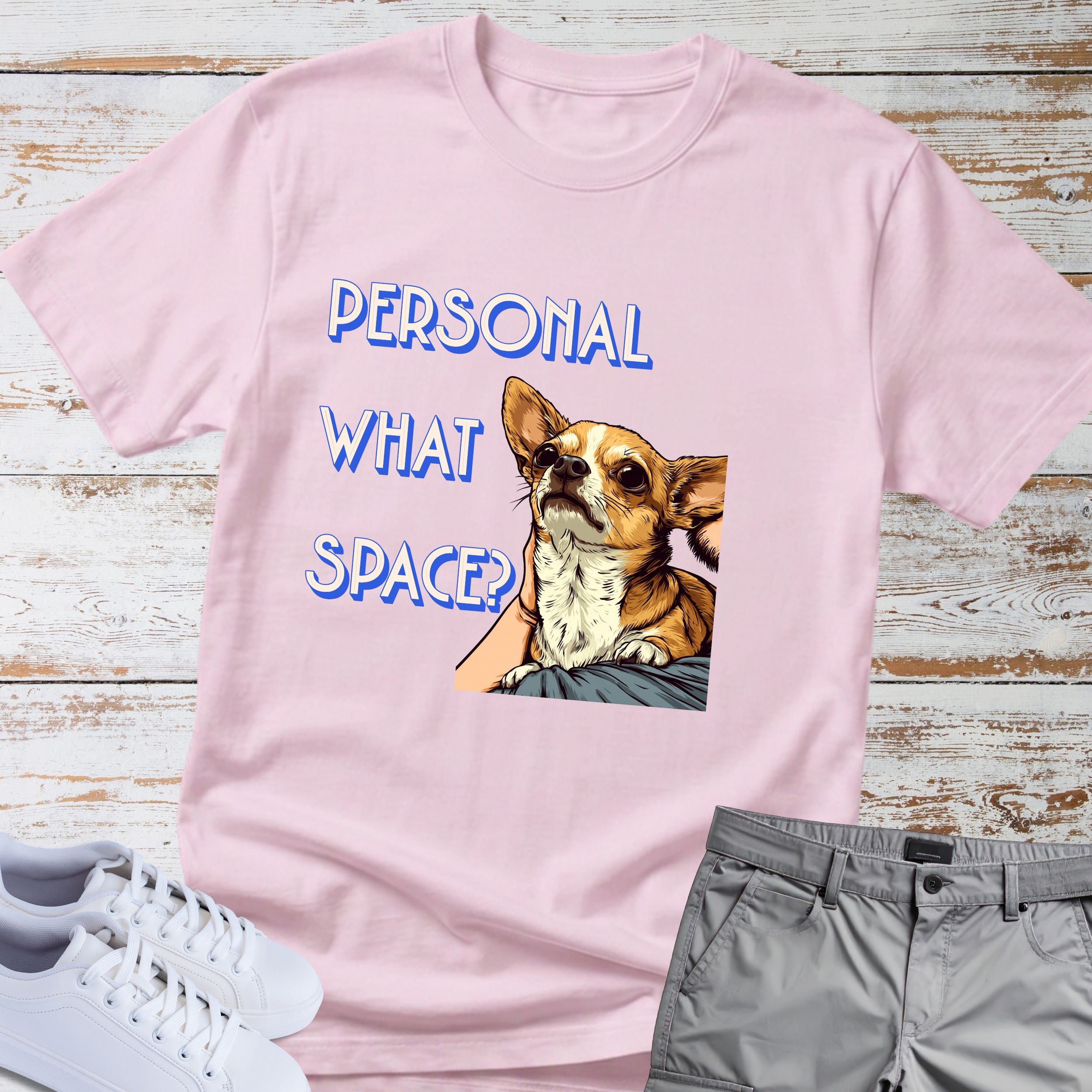 Chihuahua Personal What Space? T-Shirt