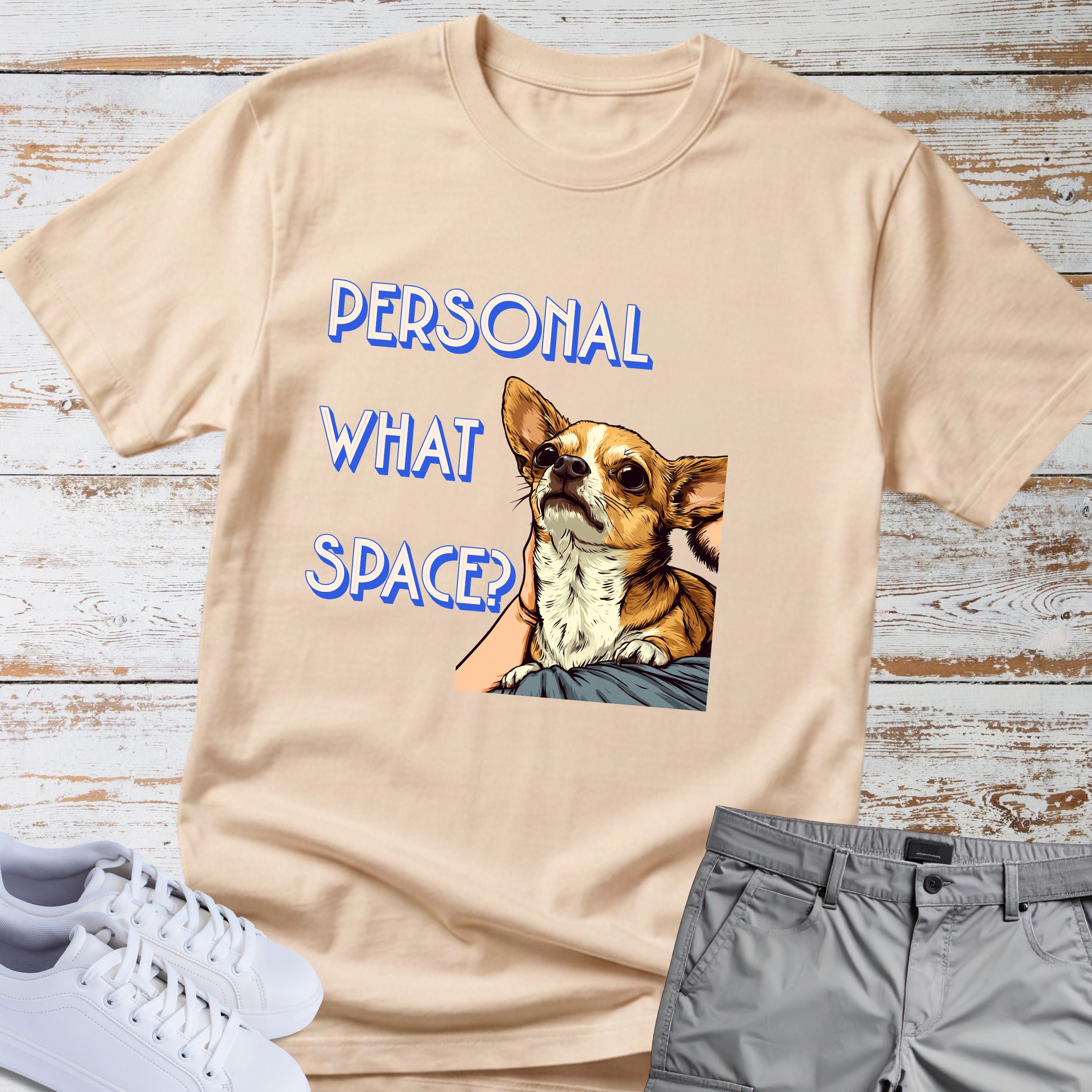 Chihuahua Personal What Space? T-Shirt