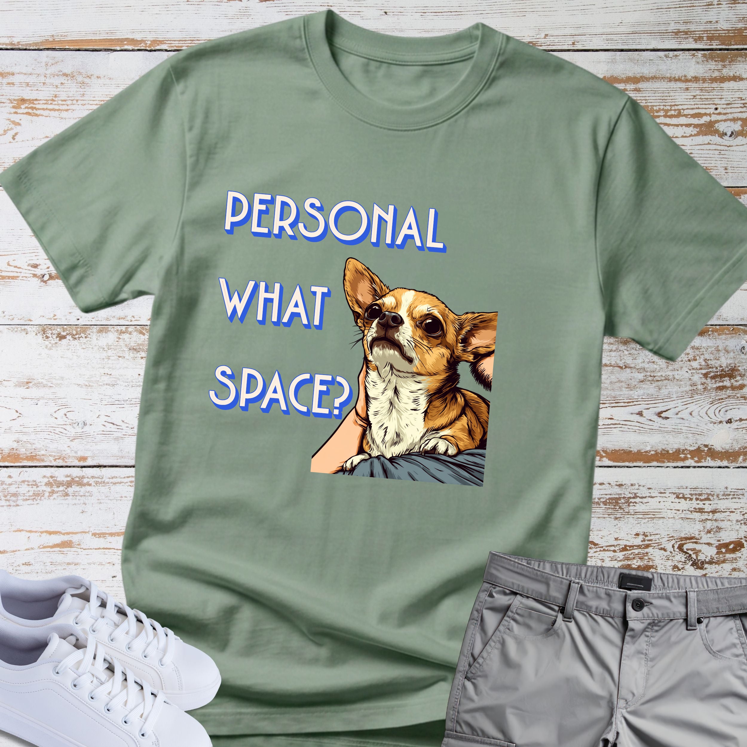 Chihuahua Personal What Space? T-Shirt