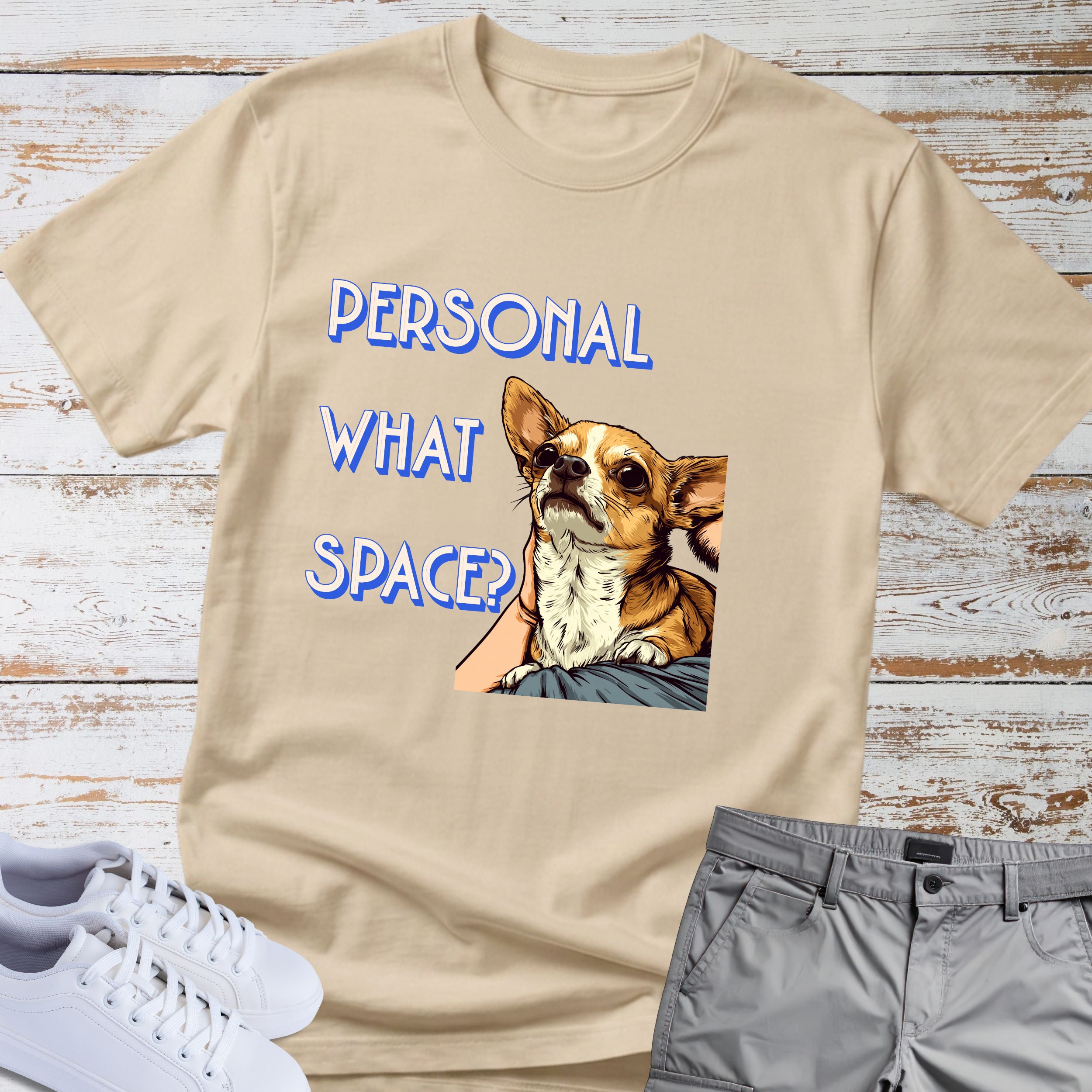 Chihuahua Personal What Space? T-Shirt
