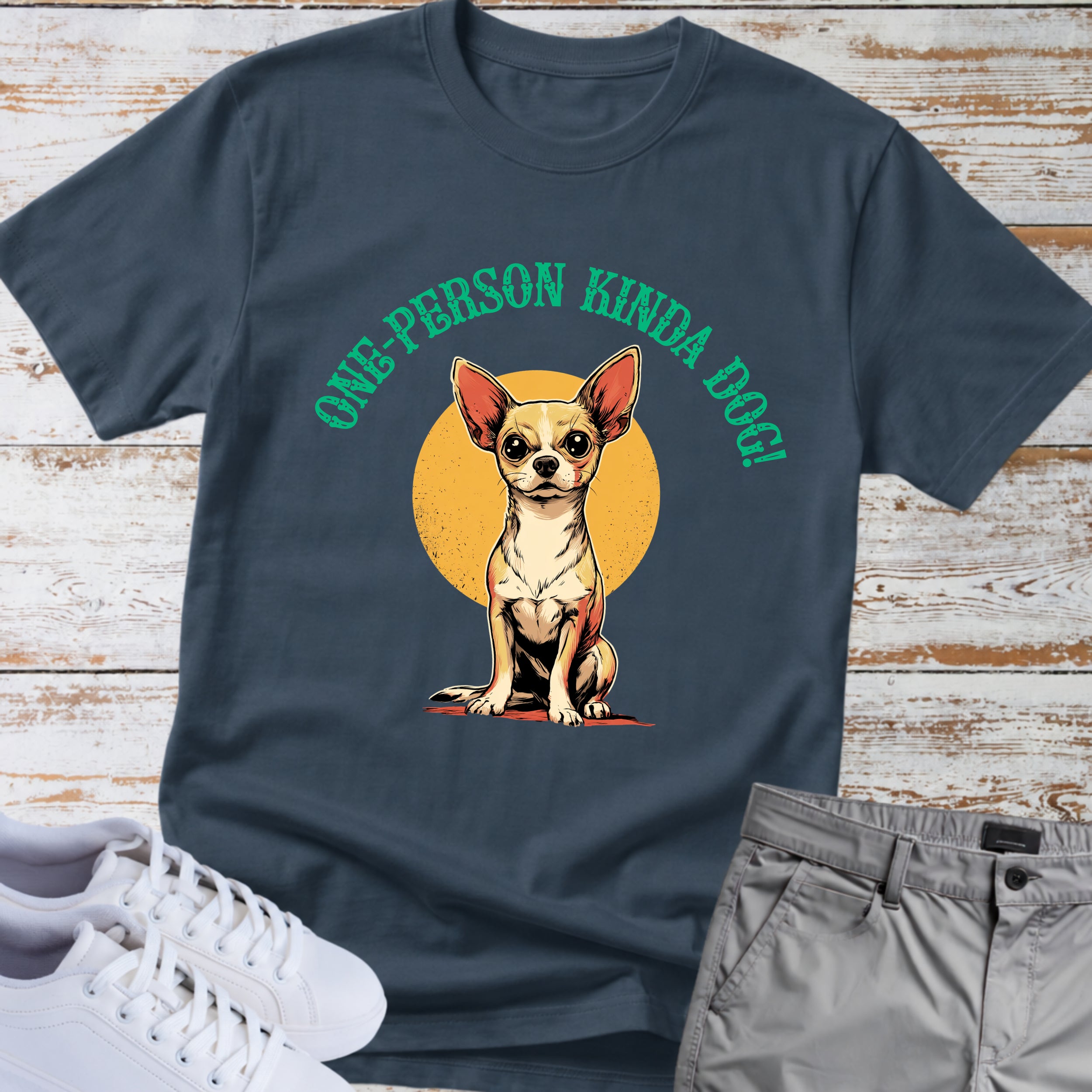 One Person Kinda Dog Chihuahua T-Shirt