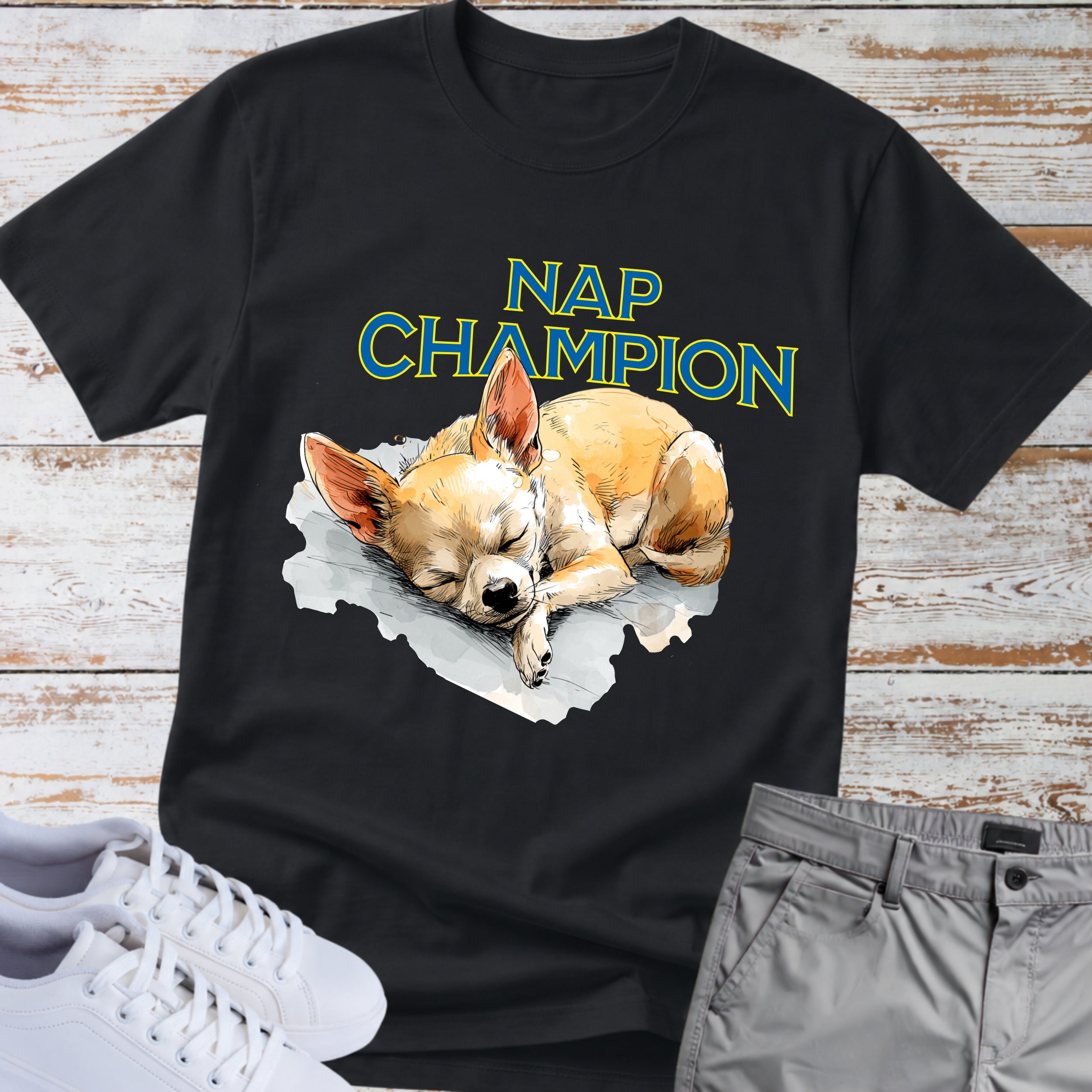 Nap Champion Chihuahua T-Shirt