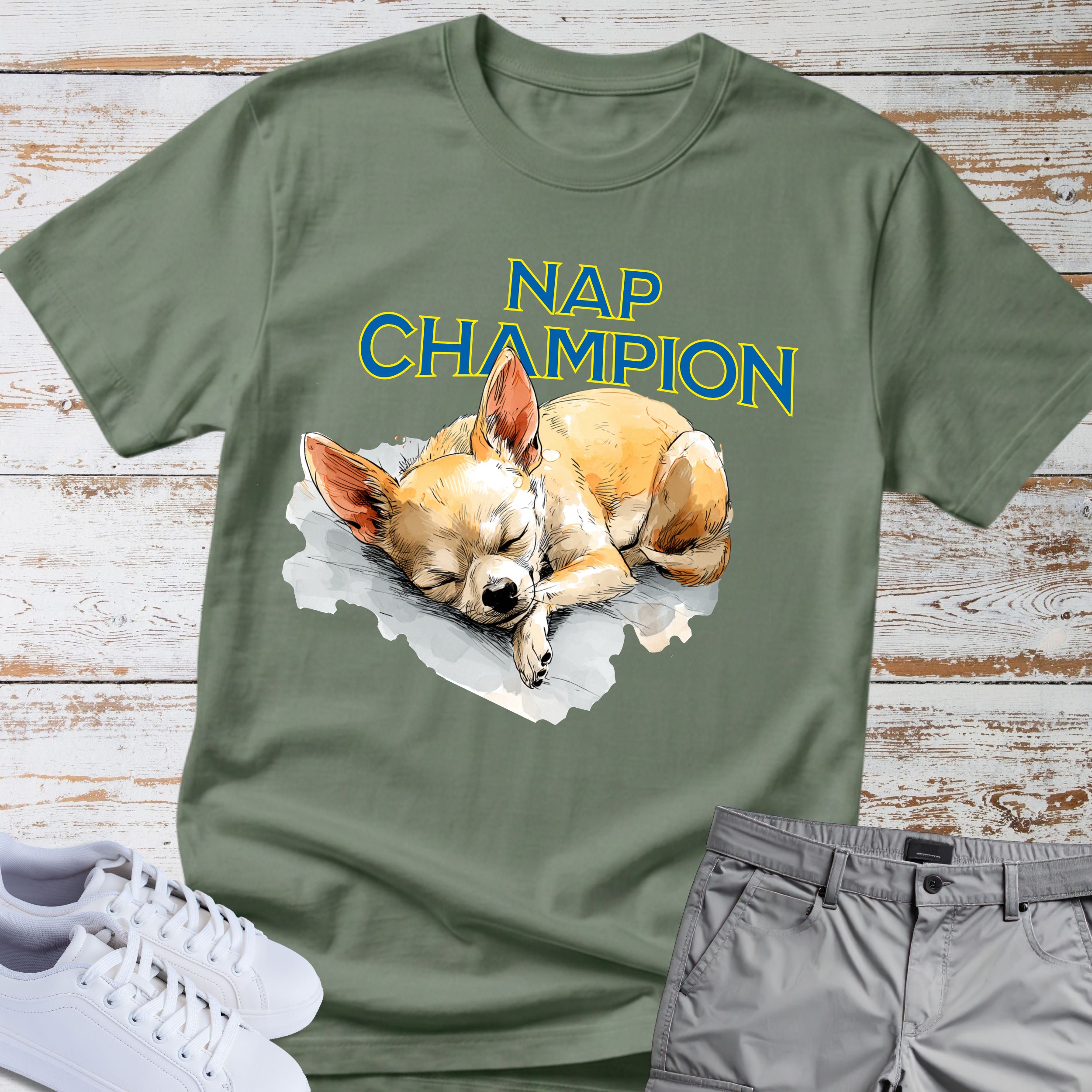 Nap Champion Chihuahua T-Shirt
