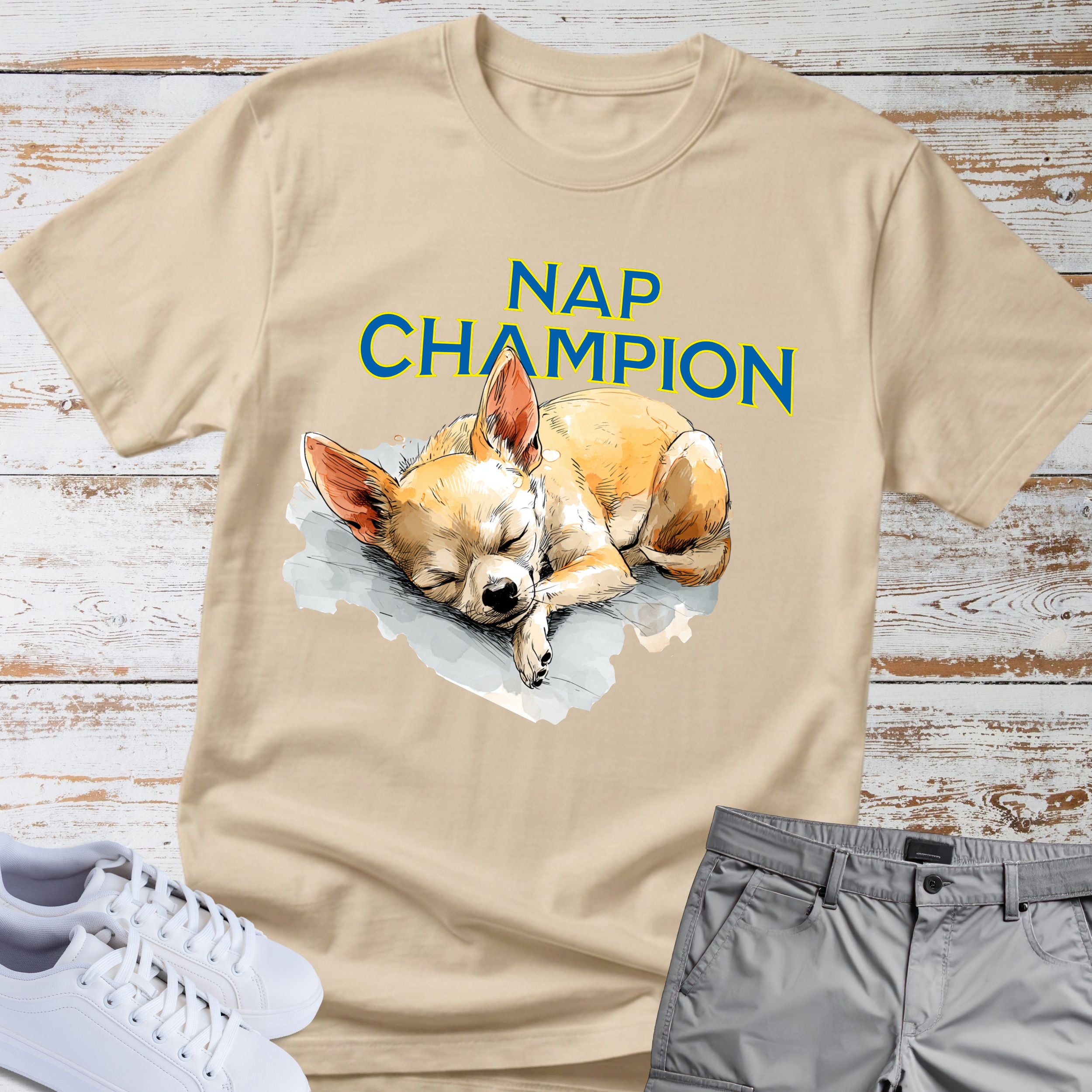 Nap Champion Chihuahua T-Shirt