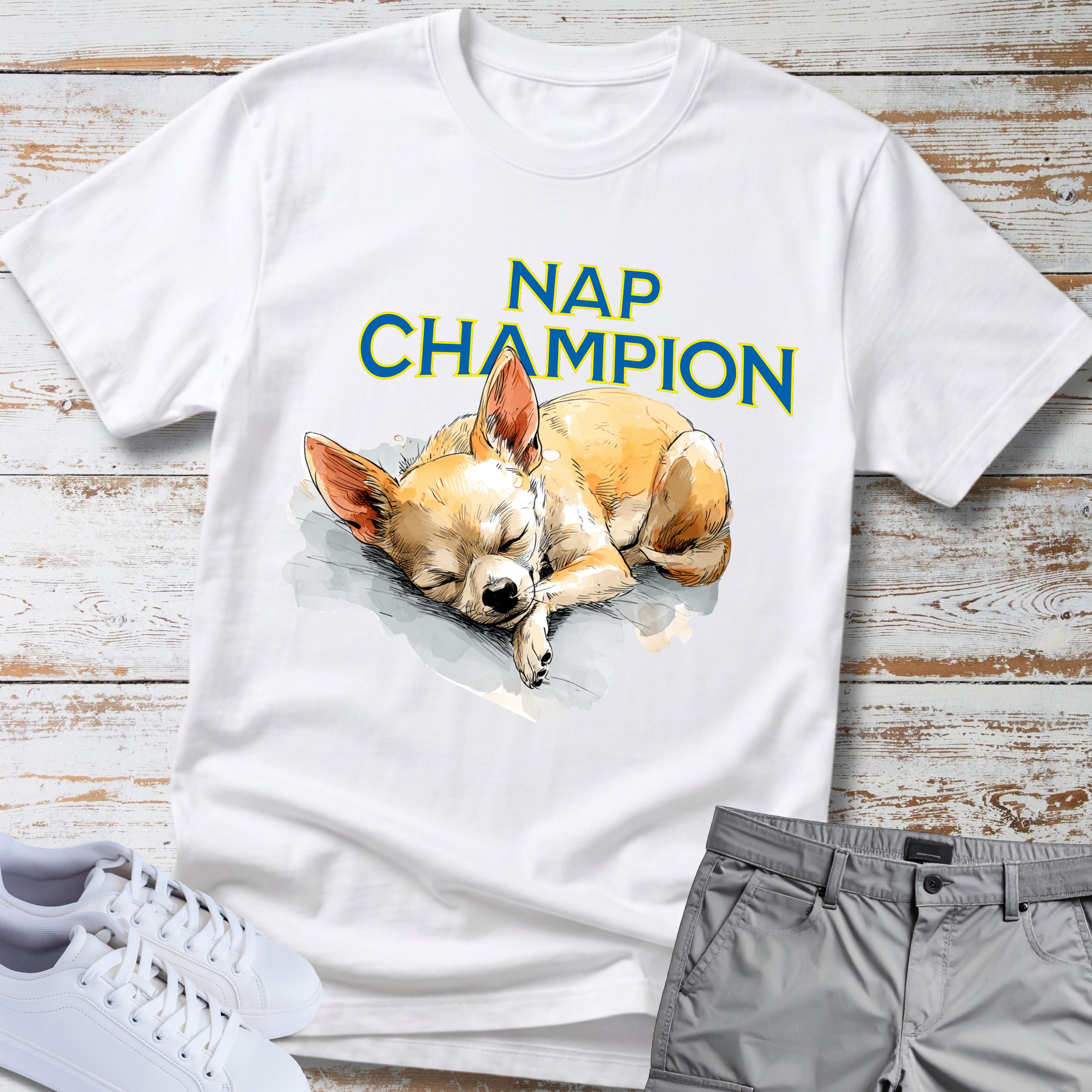 Nap Champion Chihuahua T-Shirt