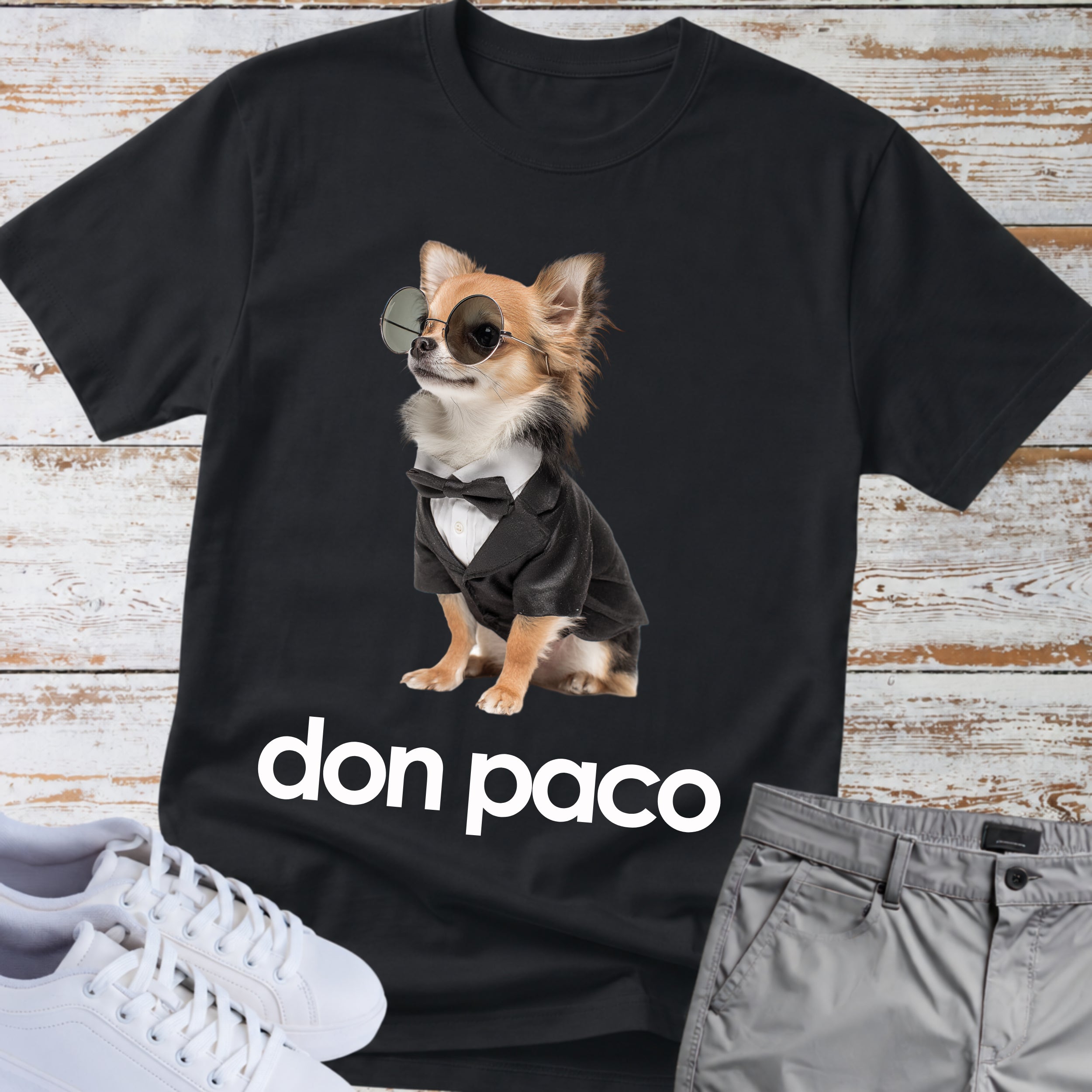 Don Paco Boss Dog Chihuahua T-Shirt
