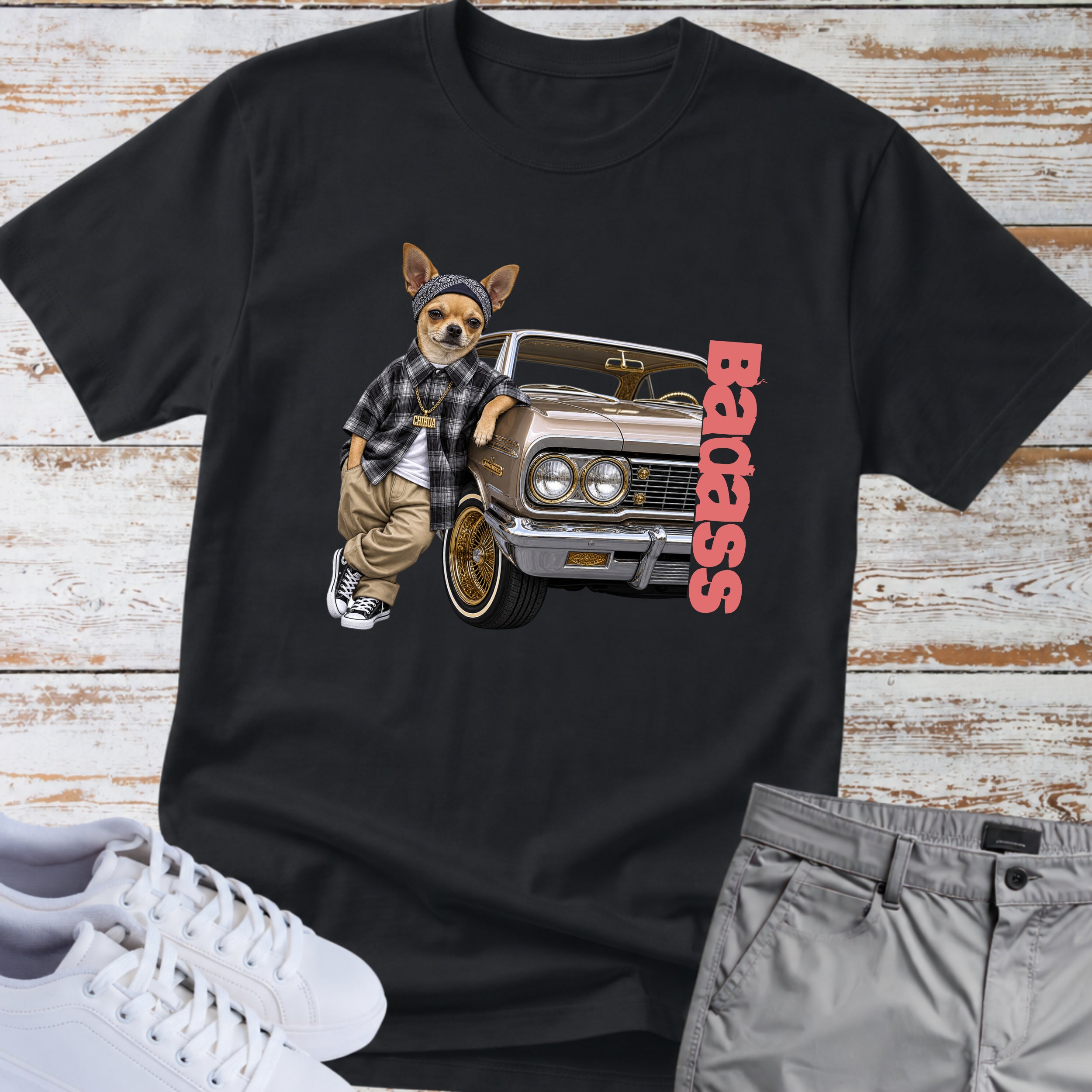 Chihuahua Lowrider Street T-Shirt