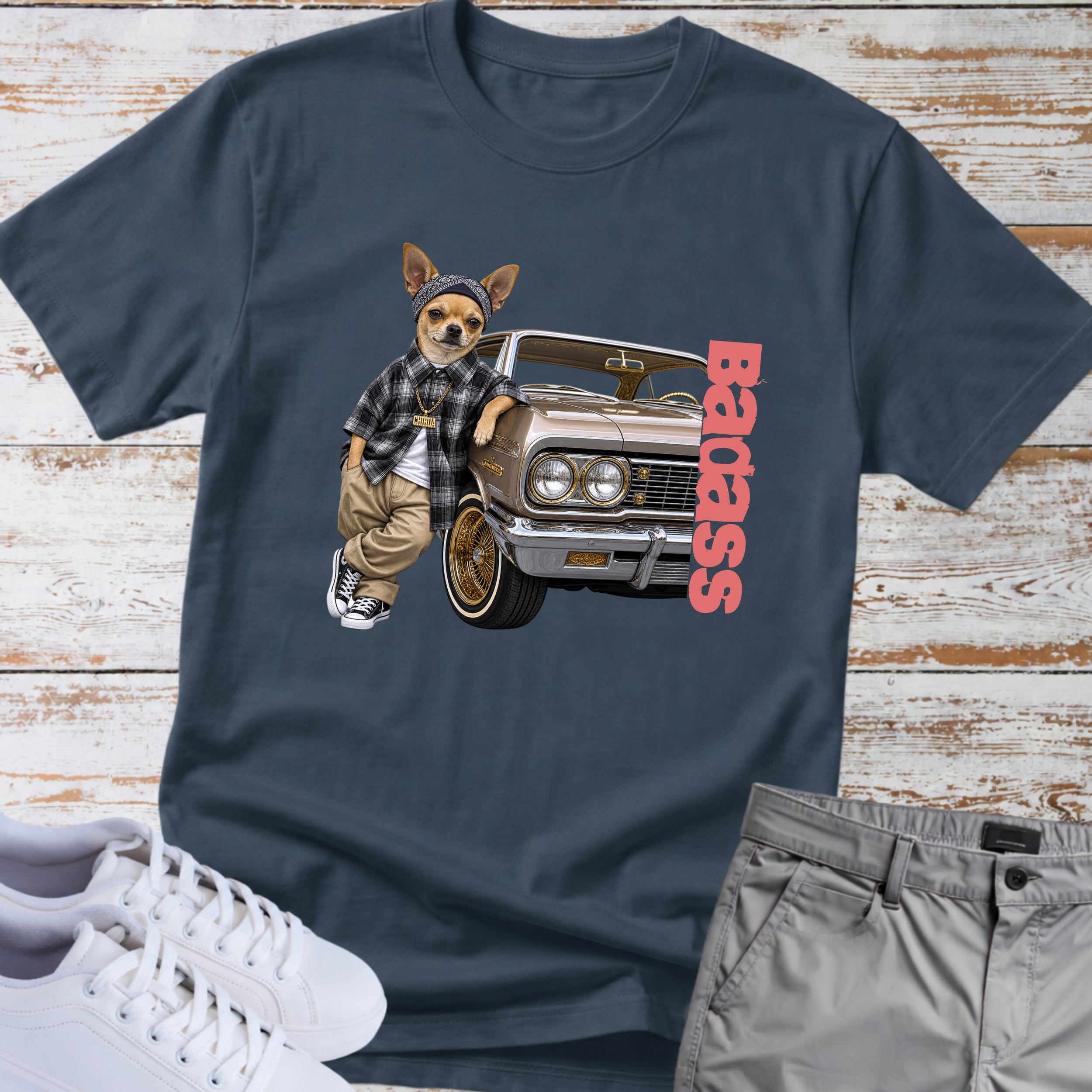 Chihuahua Lowrider Street T-Shirt