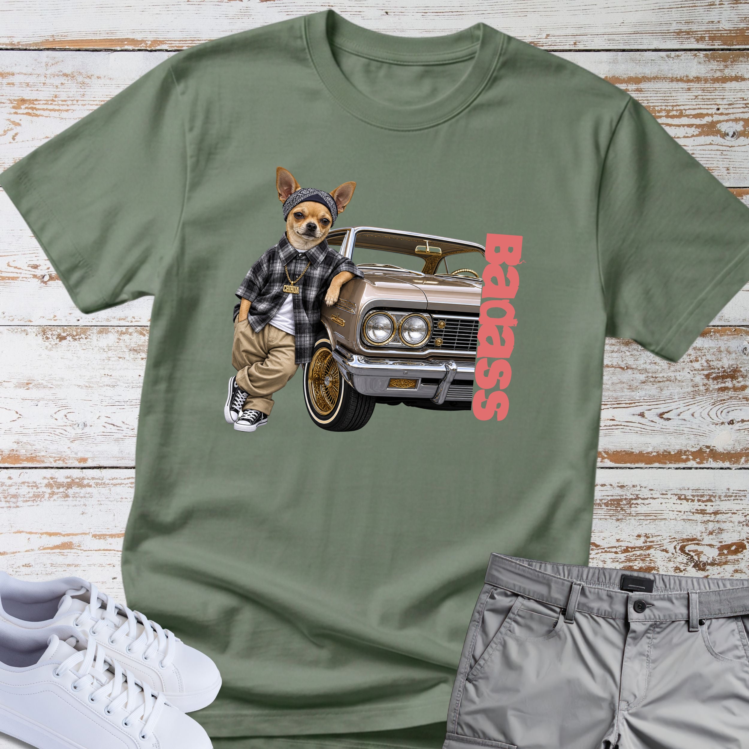 Chihuahua Lowrider Street T-Shirt