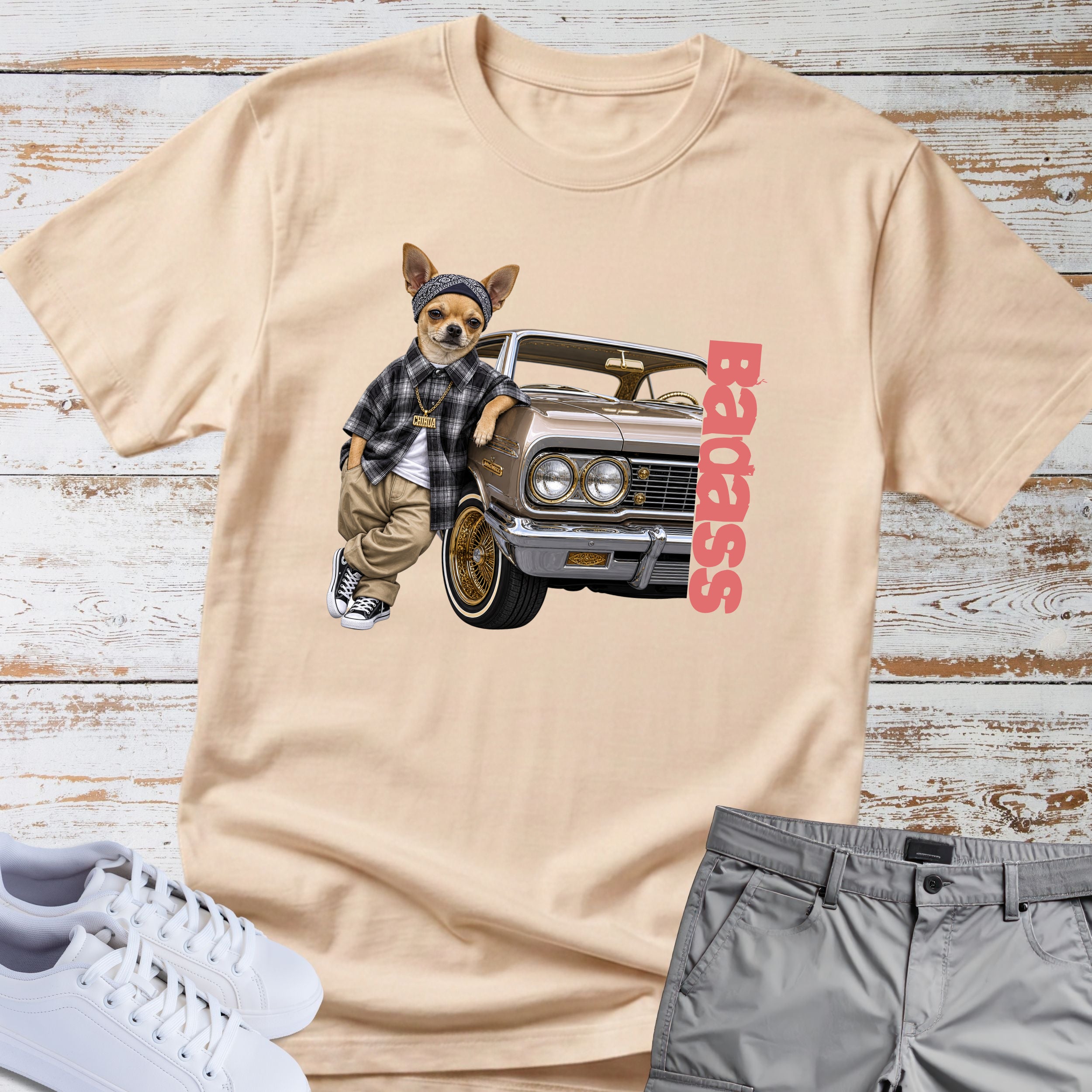 Chihuahua Lowrider Street T-Shirt