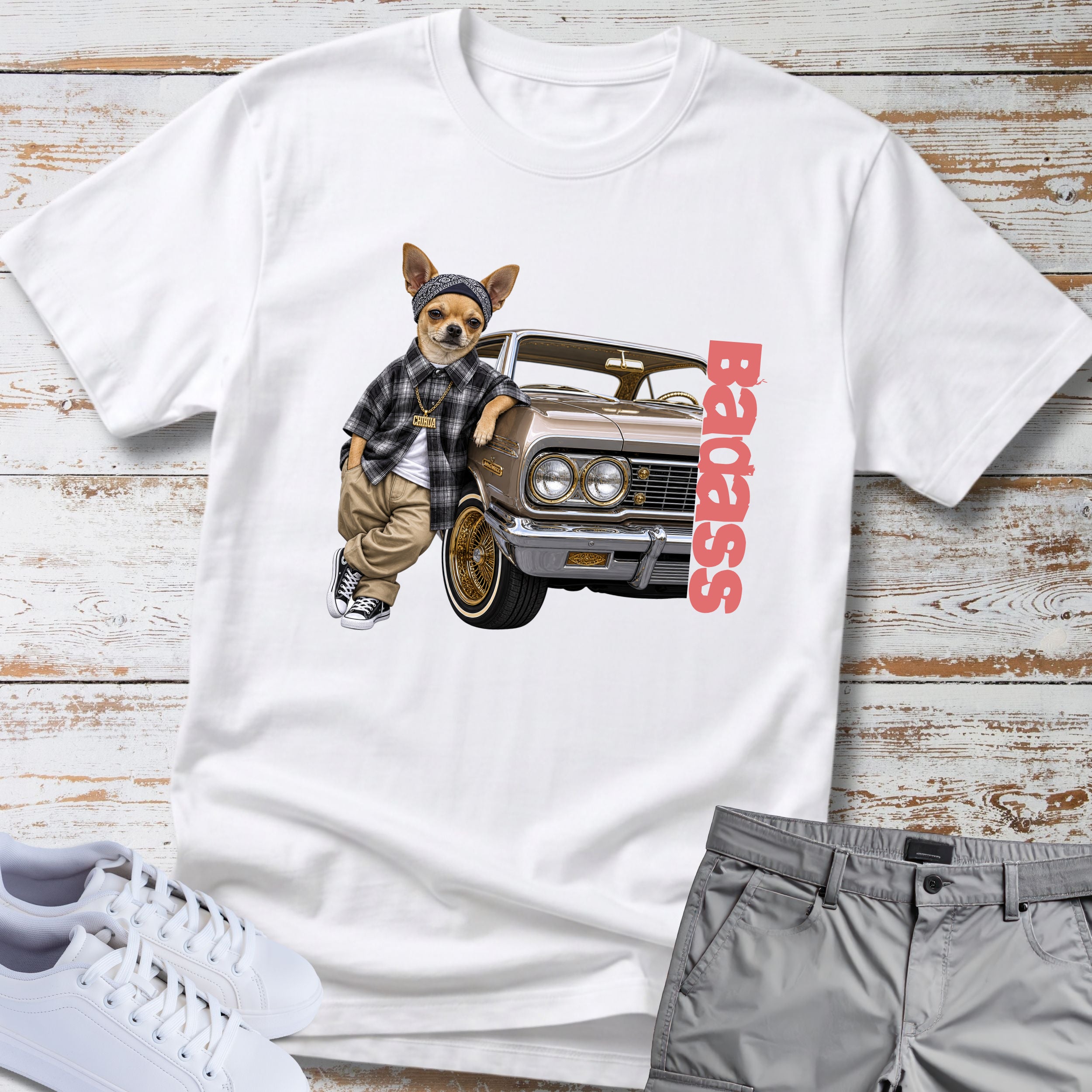 Chihuahua Lowrider Street T-Shirt
