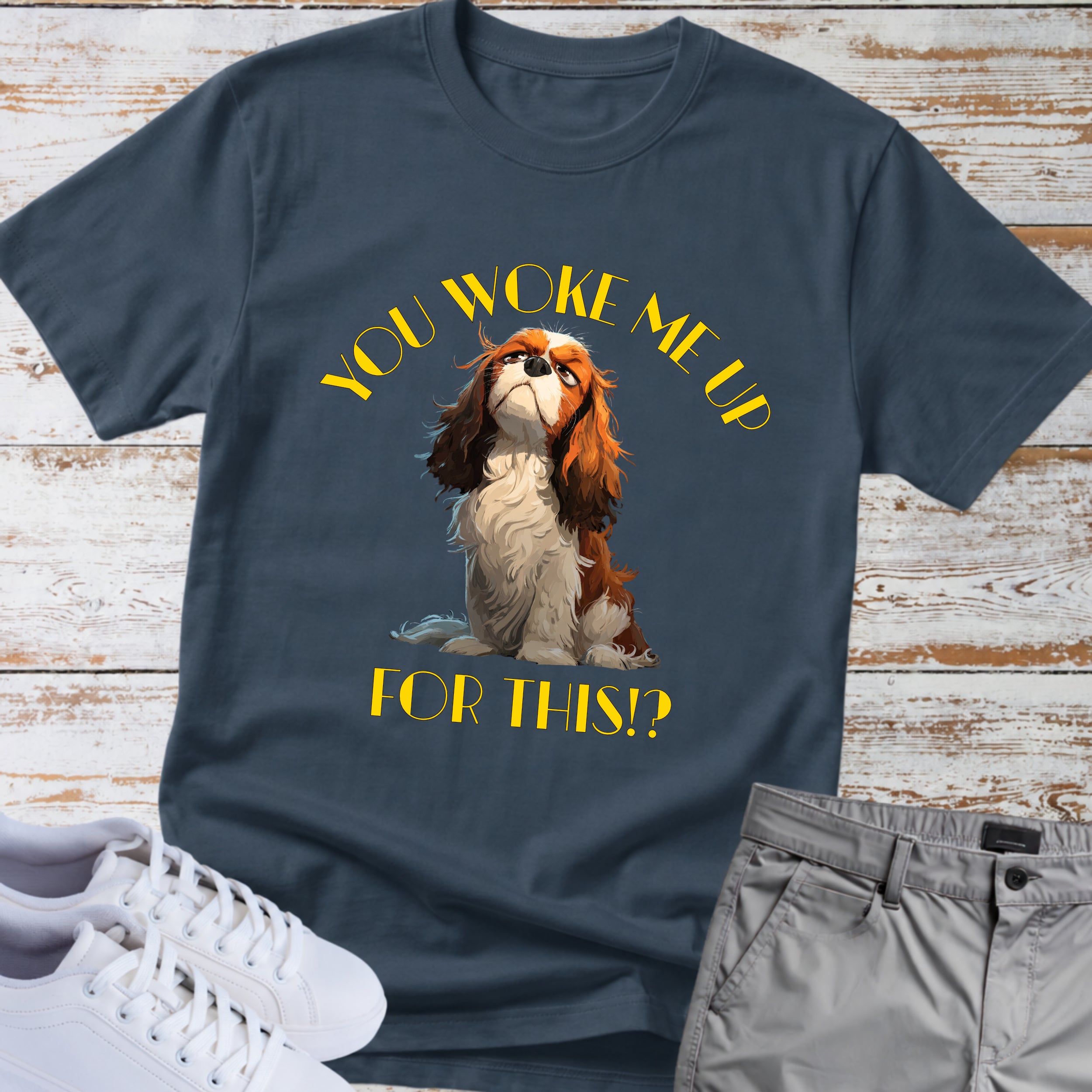 Cavalier King Charles You Woke Me Up For This?! T-Shirt