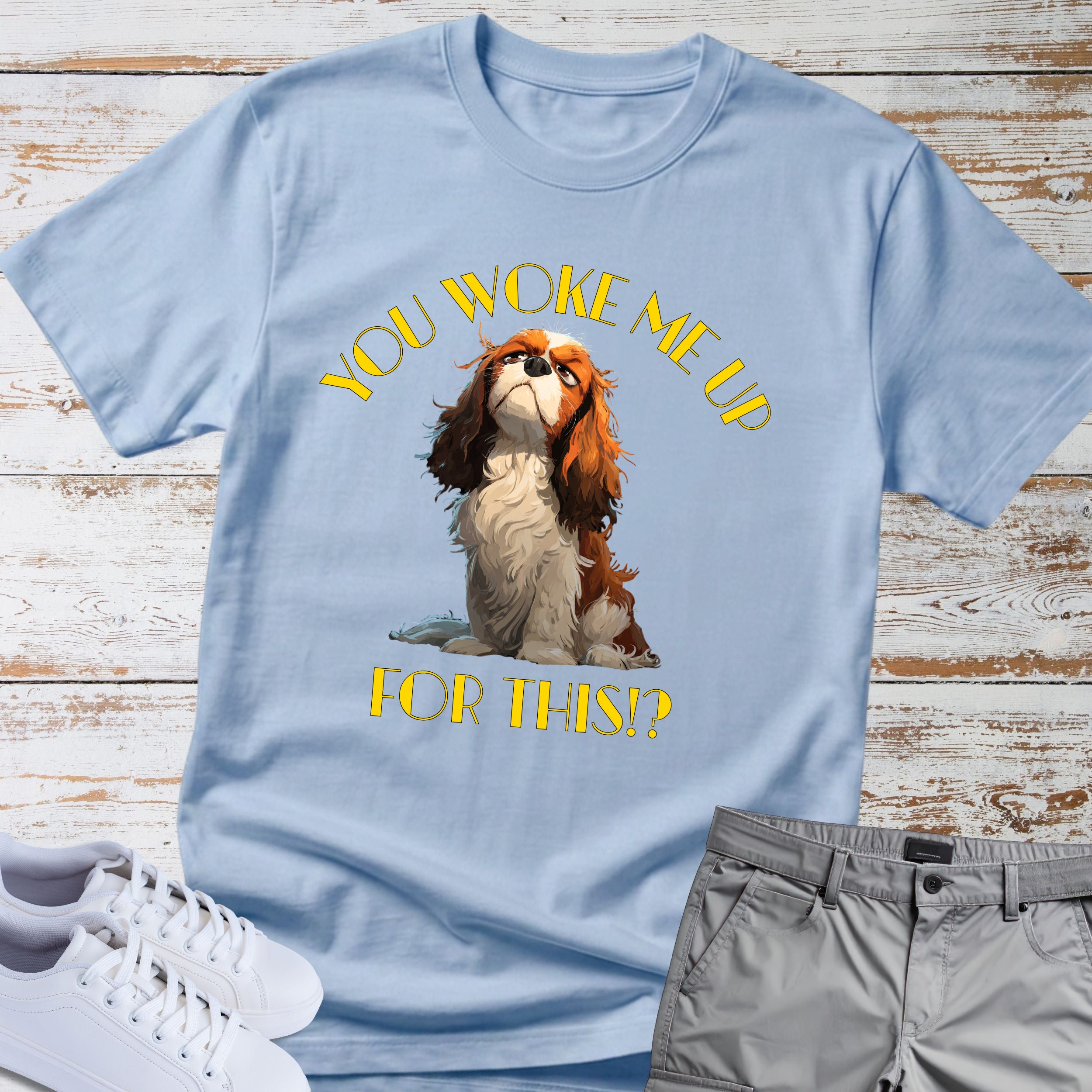 Cavalier King Charles You Woke Me Up For This?! T-Shirt