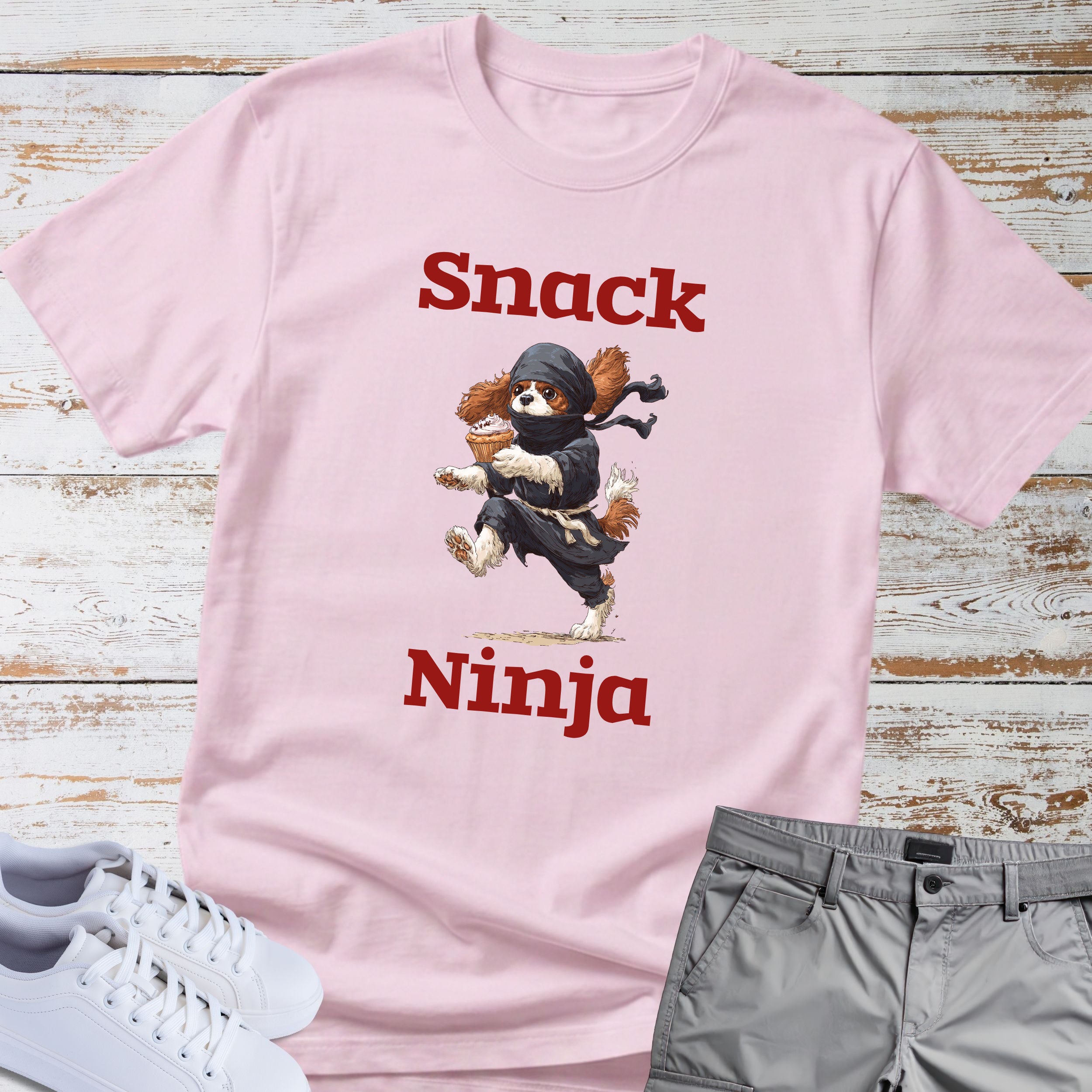 Snack Ninja Cavalier King Charles T-Shirt