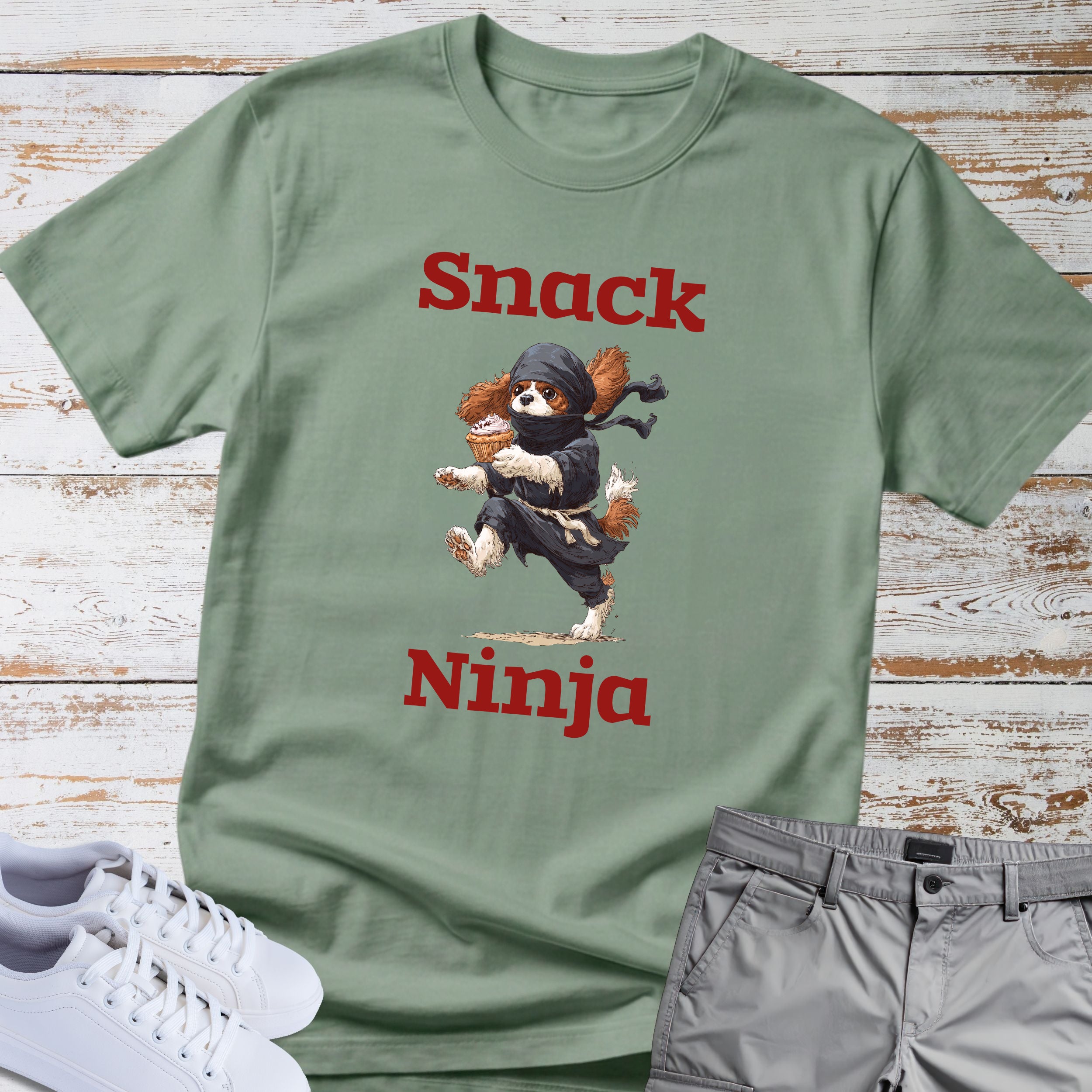 Snack Ninja Cavalier King Charles T-Shirt