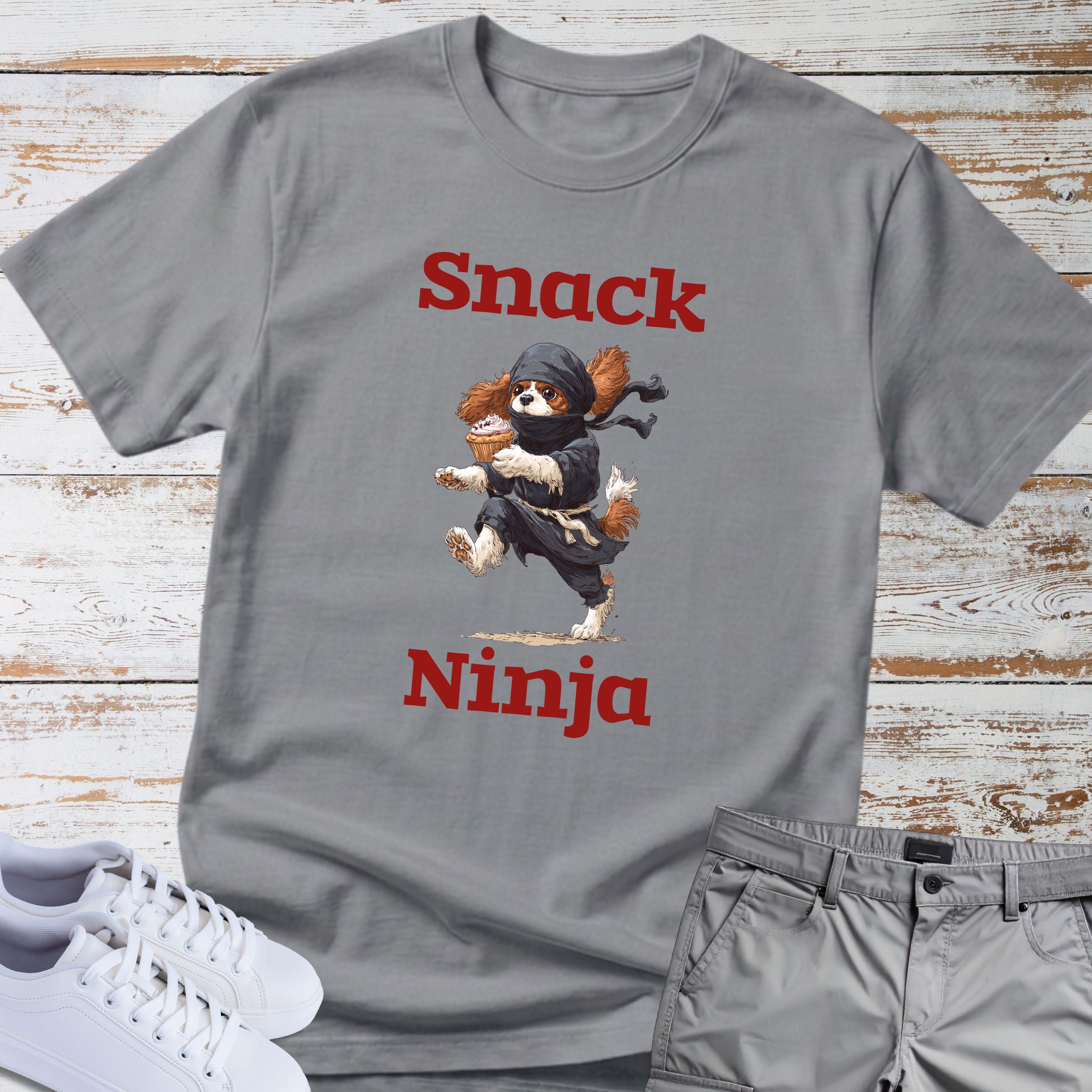 Snack Ninja Cavalier King Charles T-Shirt