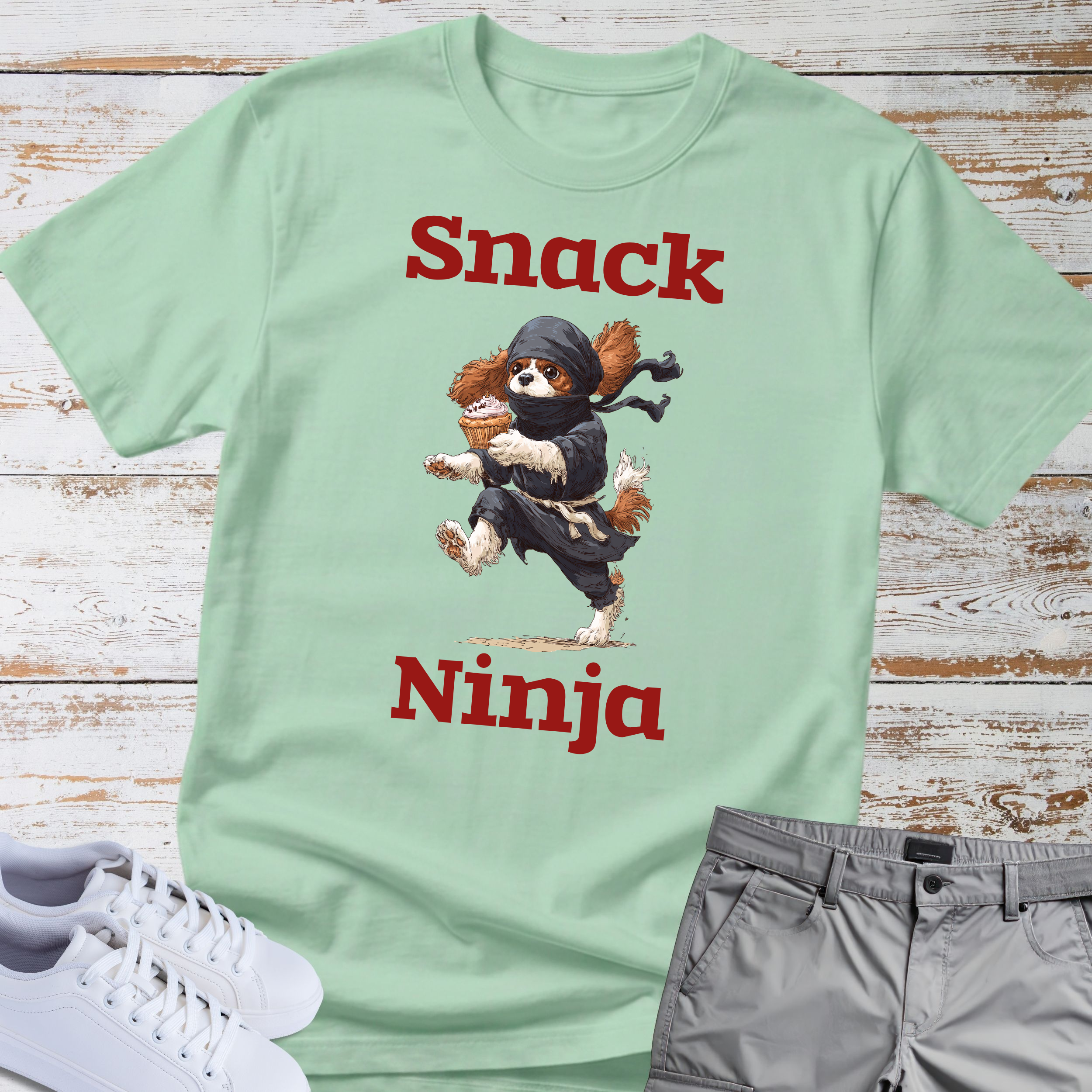 Snack Ninja Cavalier King Charles T-Shirt