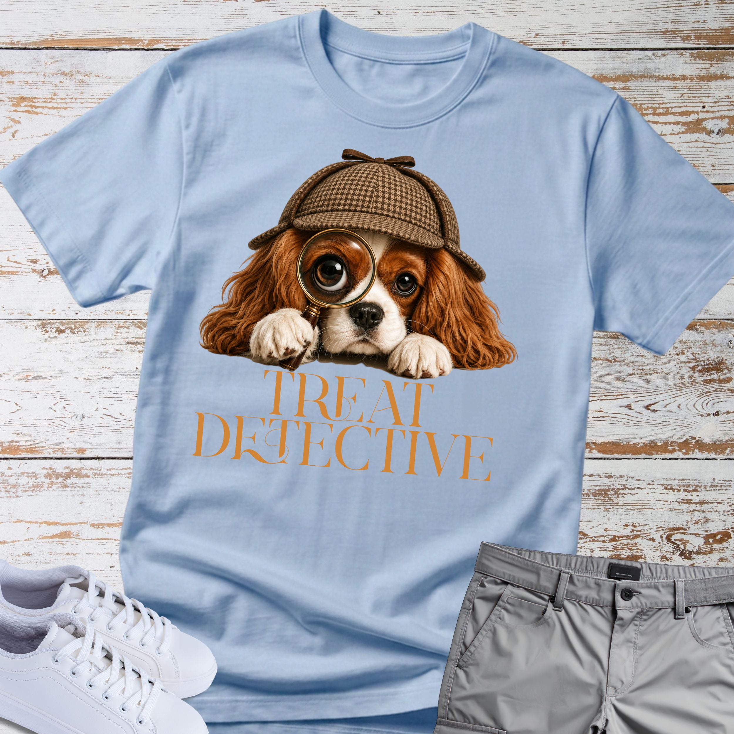 Treat Detective Cavalier King Charles T-Shirt