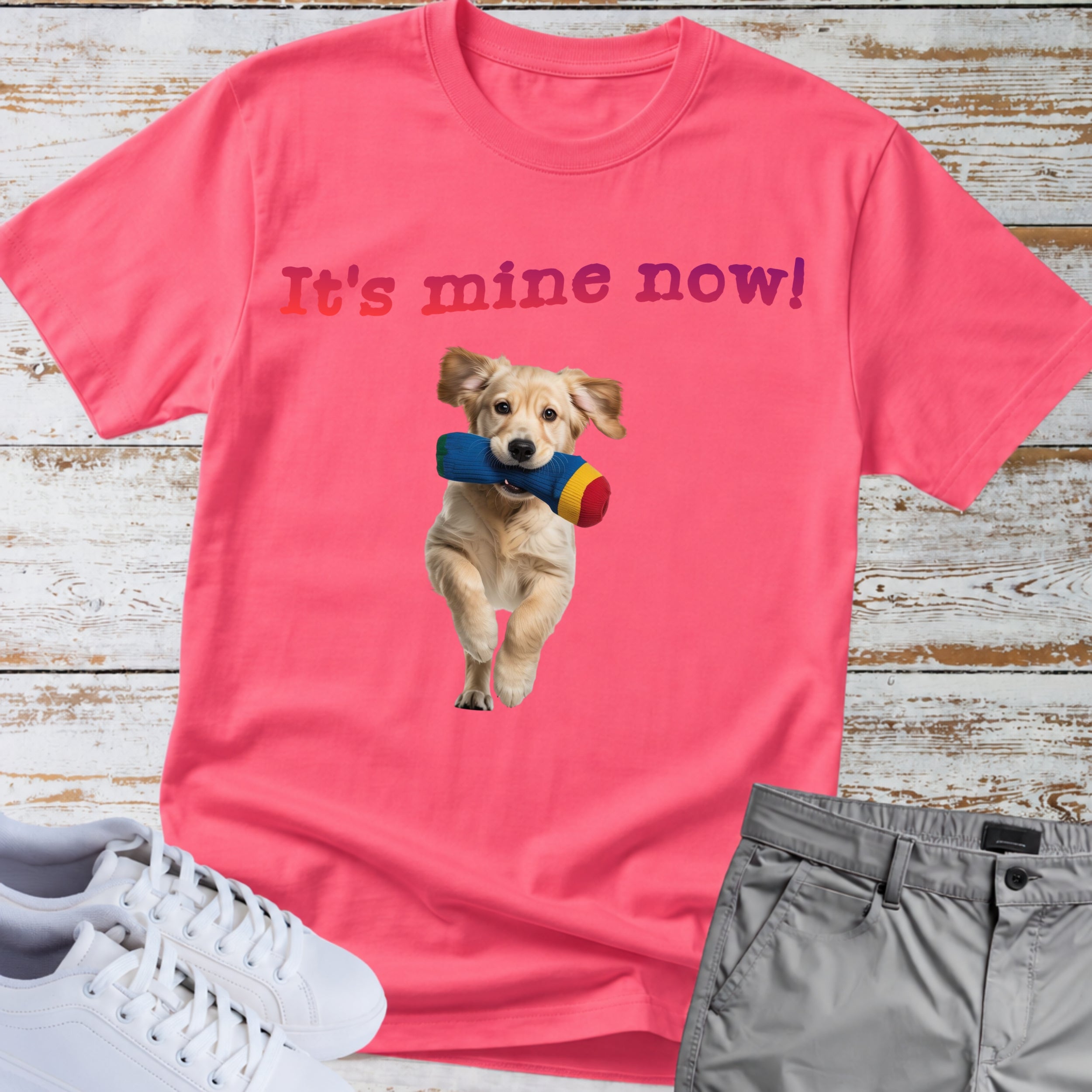 Golden Retriever "It's Mine Now!" T-Shirt