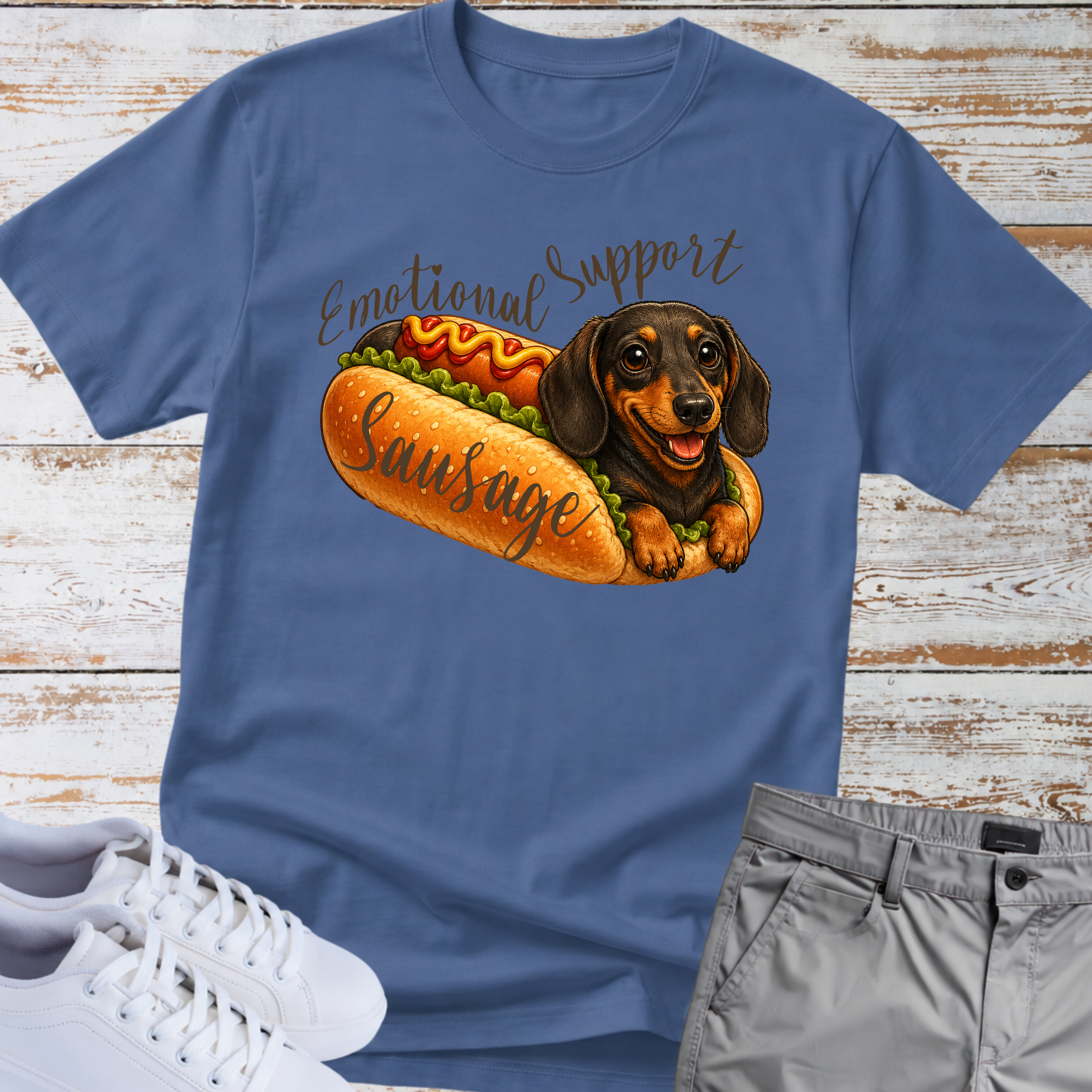Emotional Support Sausage Dog T-Shirt