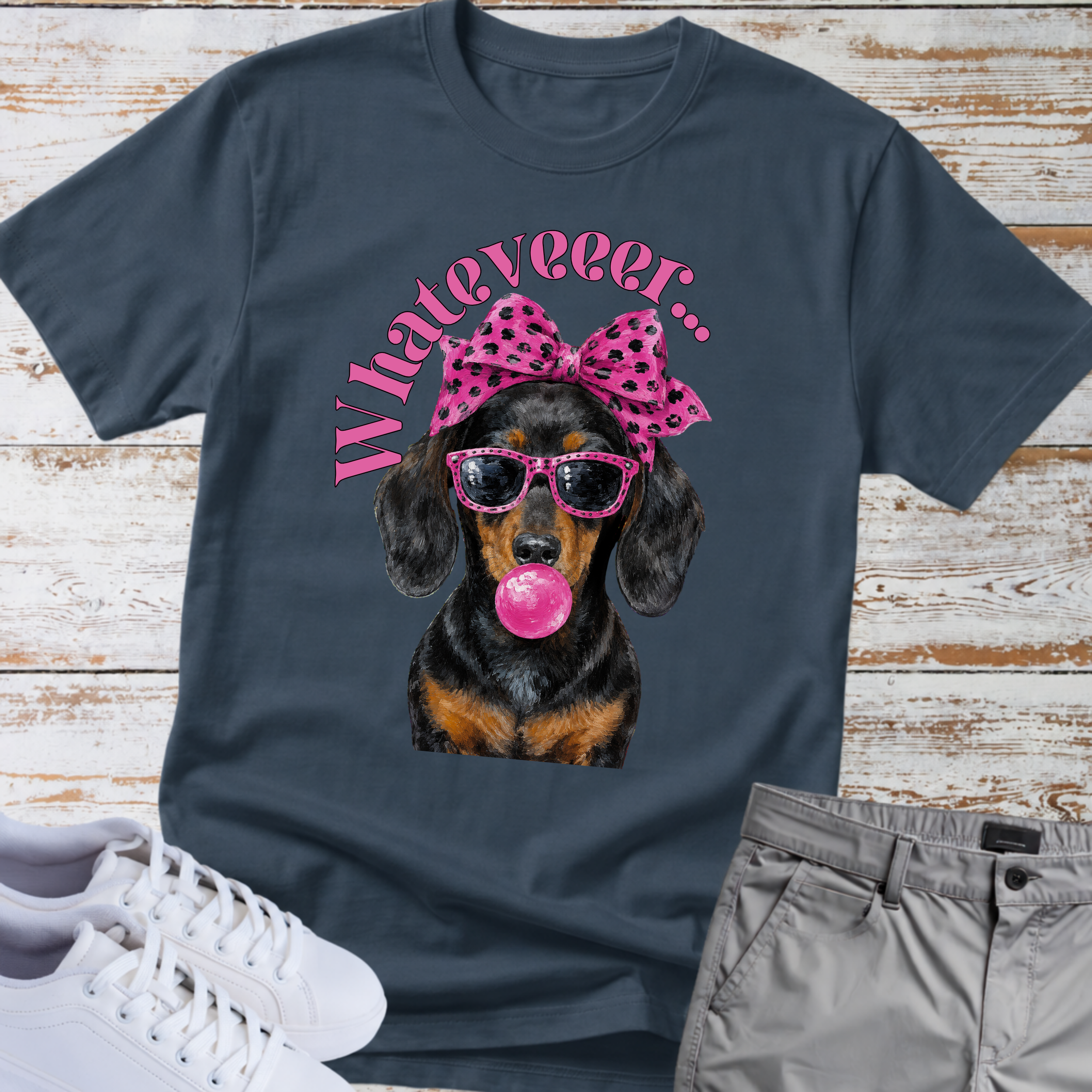Whatever Sassy Dachshund Dog T-Shirt