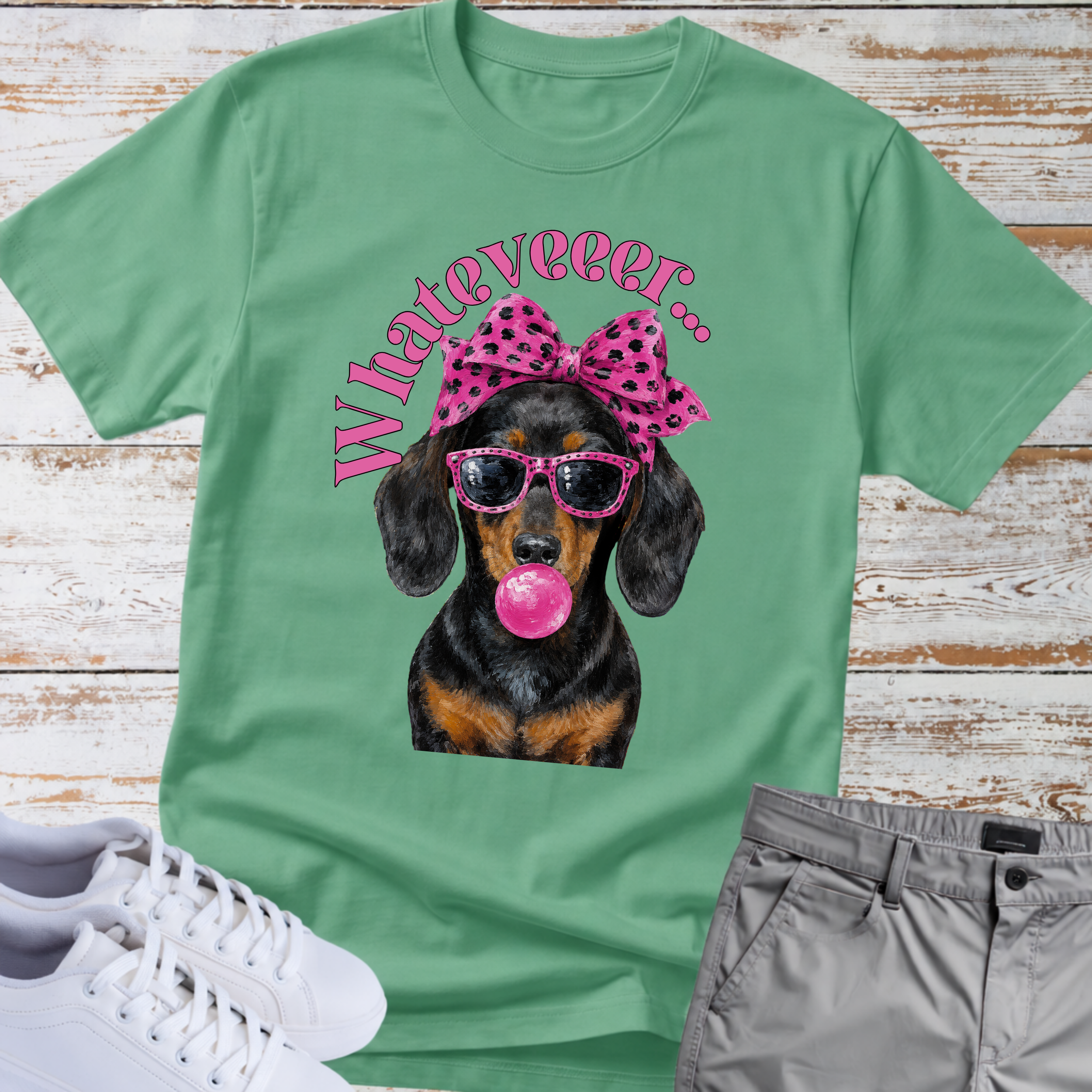 Whatever Sassy Dachshund Dog T-Shirt