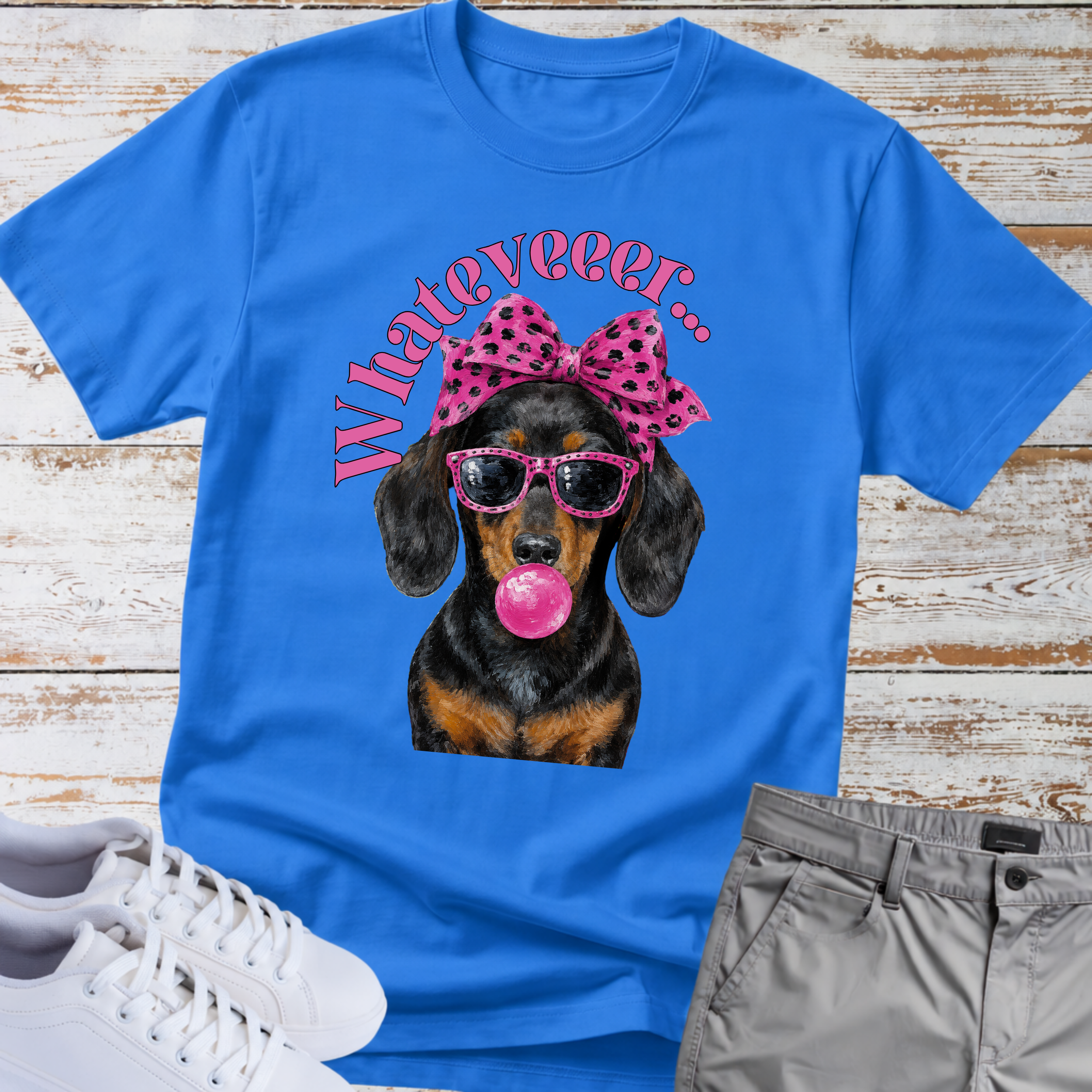 Whatever Sassy Dachshund Dog T-Shirt