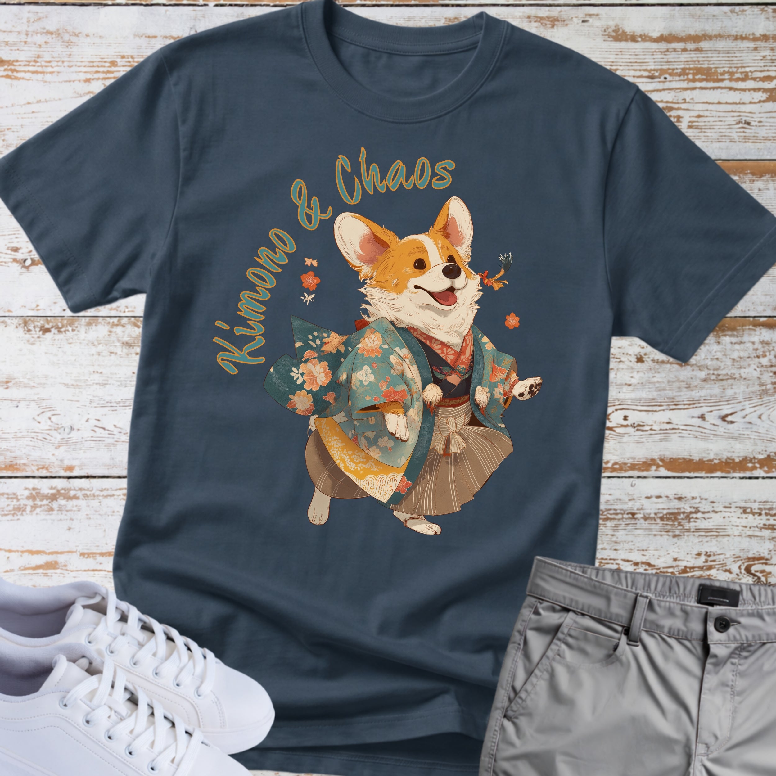 Kimono & Chaos Corgi T-Shirt