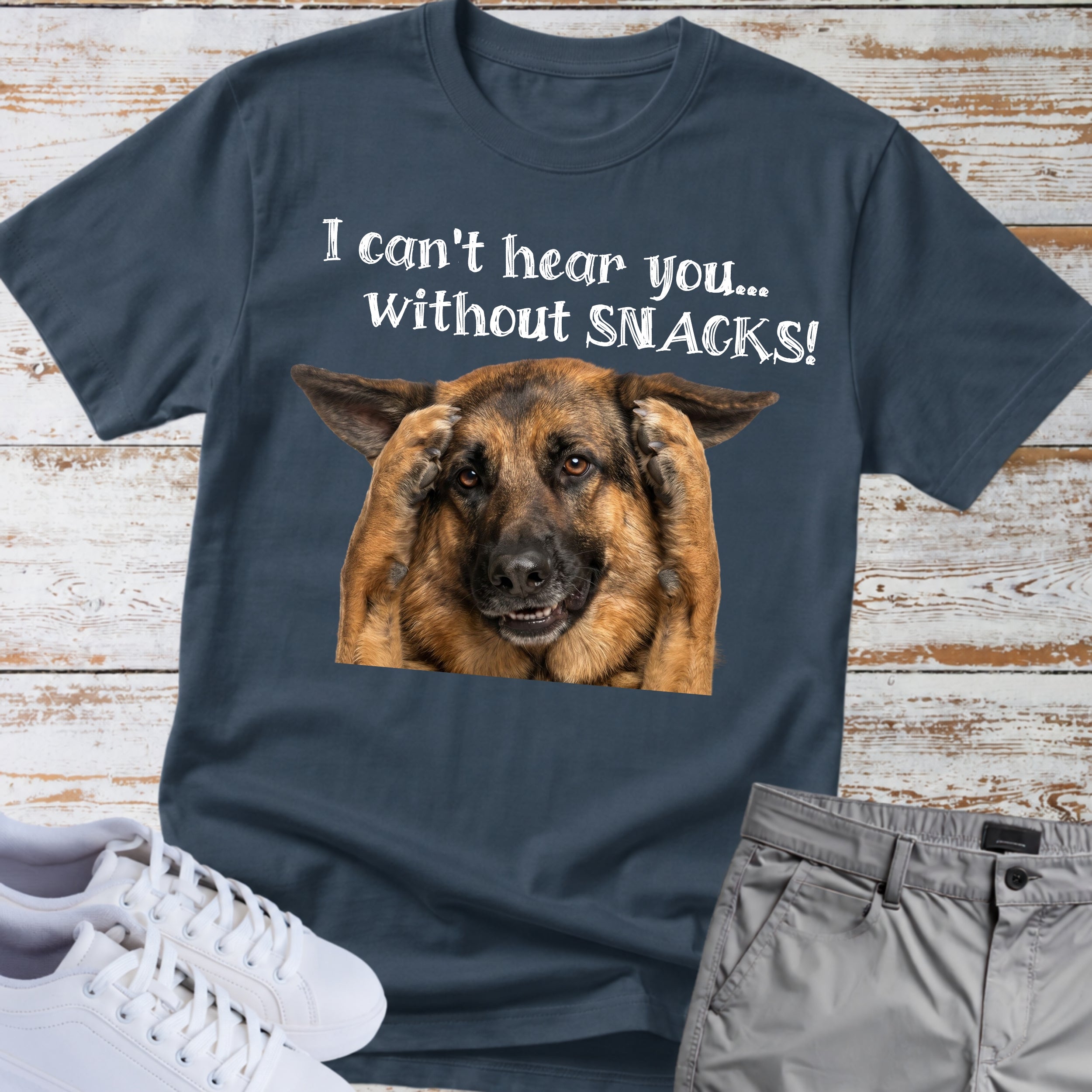 German Shepherd "I Can't Hear You..." Tee
