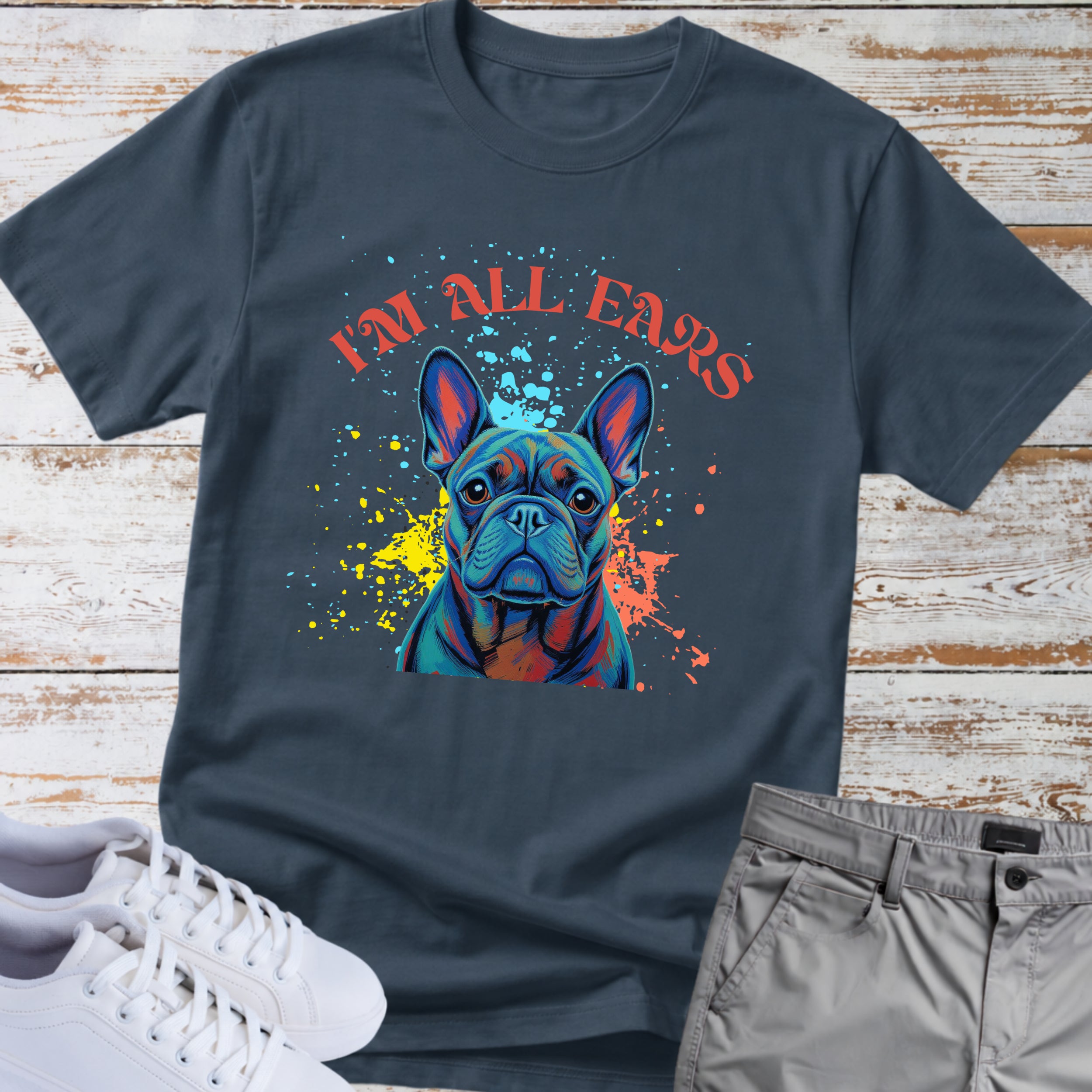 French Bulldog All Ears T-Shirt