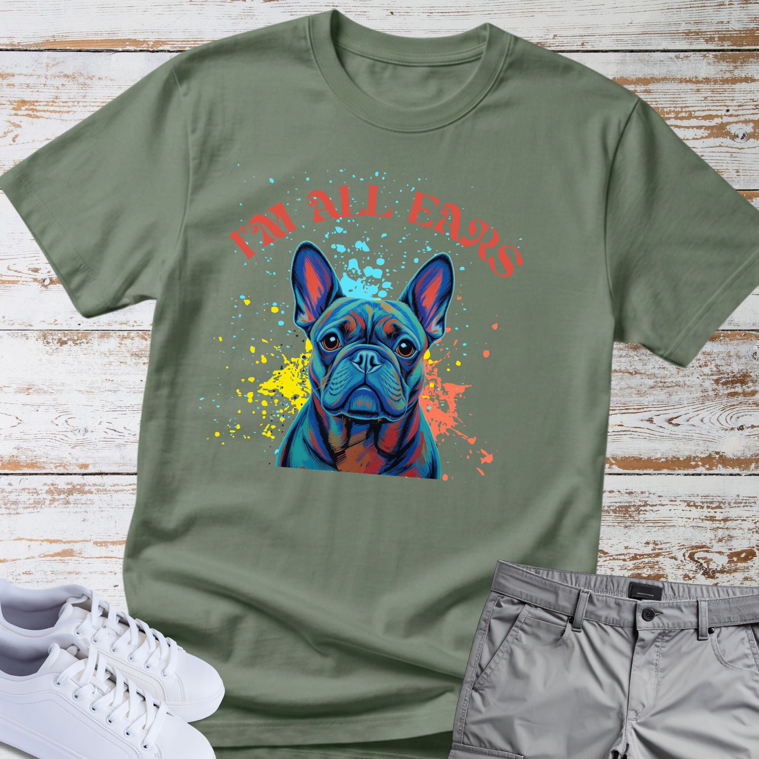 French Bulldog All Ears T-Shirt
