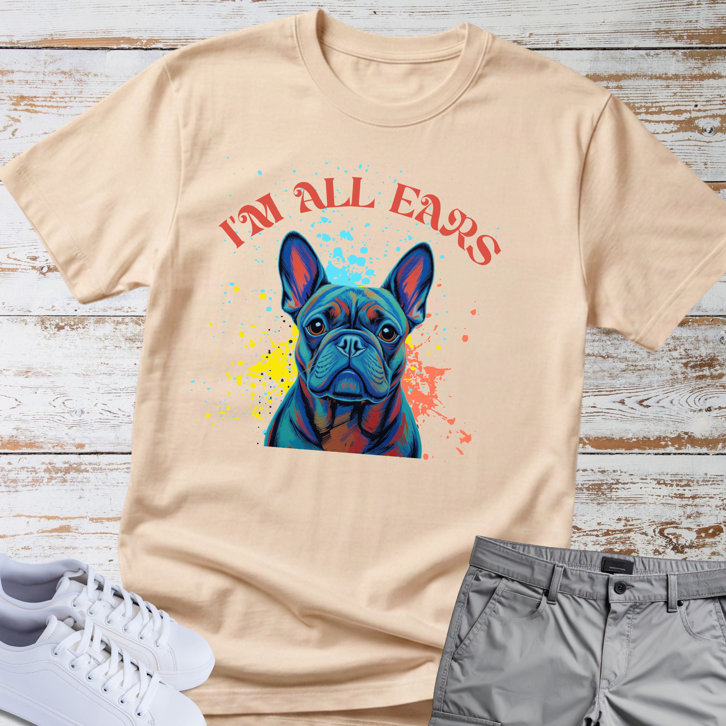 French Bulldog All Ears T-Shirt