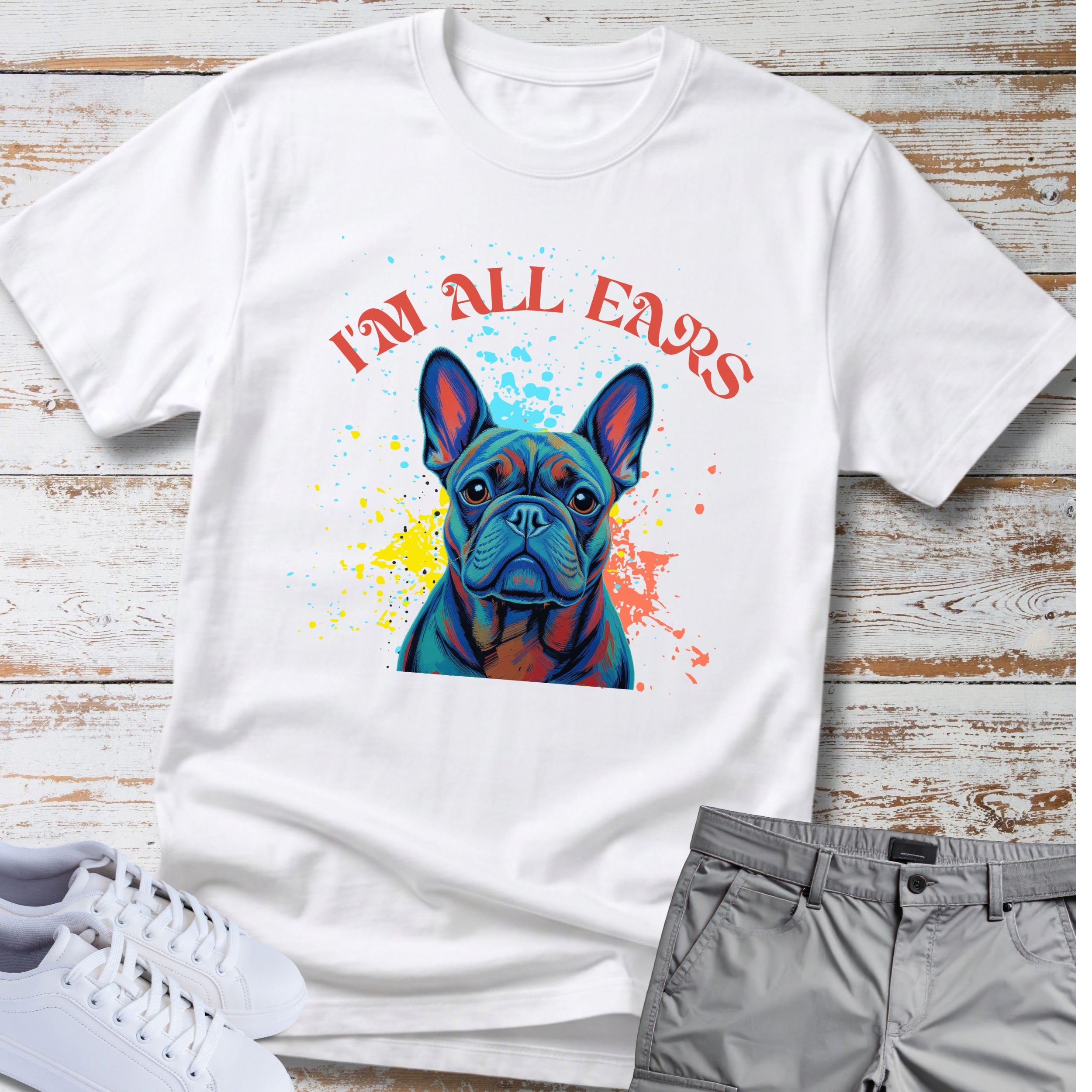 French Bulldog All Ears T-Shirt
