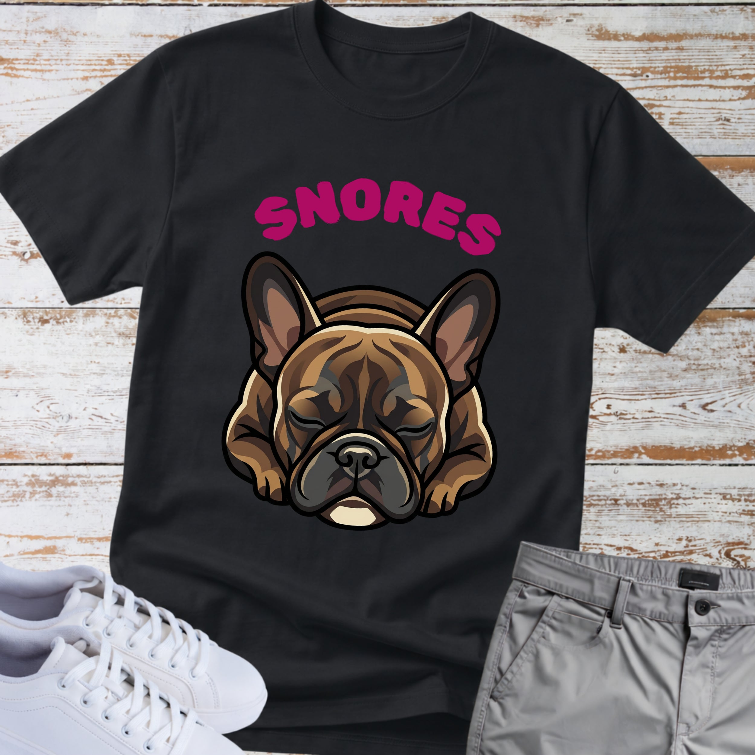 Snoring French Bulldog T-Shirt