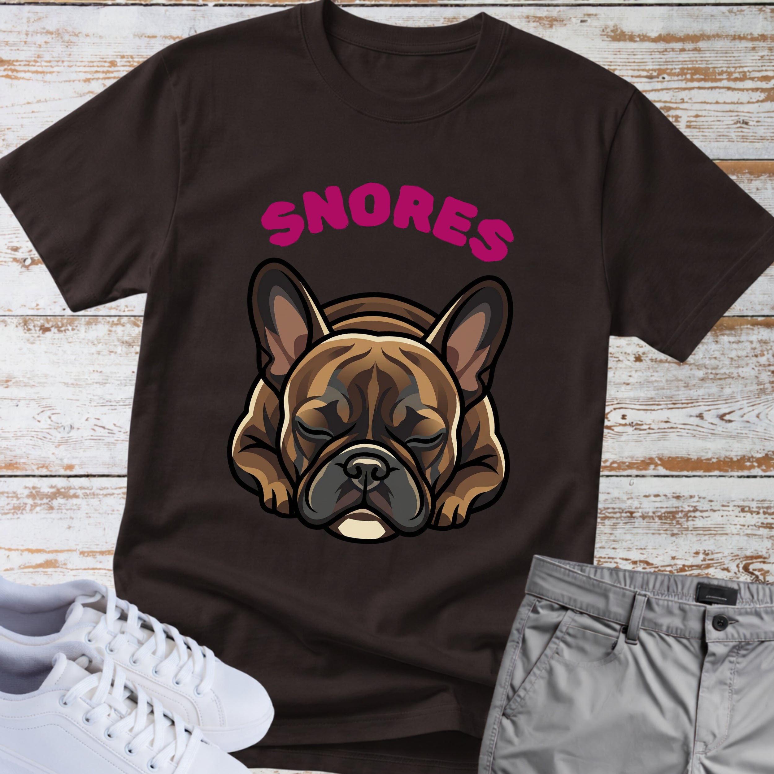 Snoring French Bulldog T-Shirt
