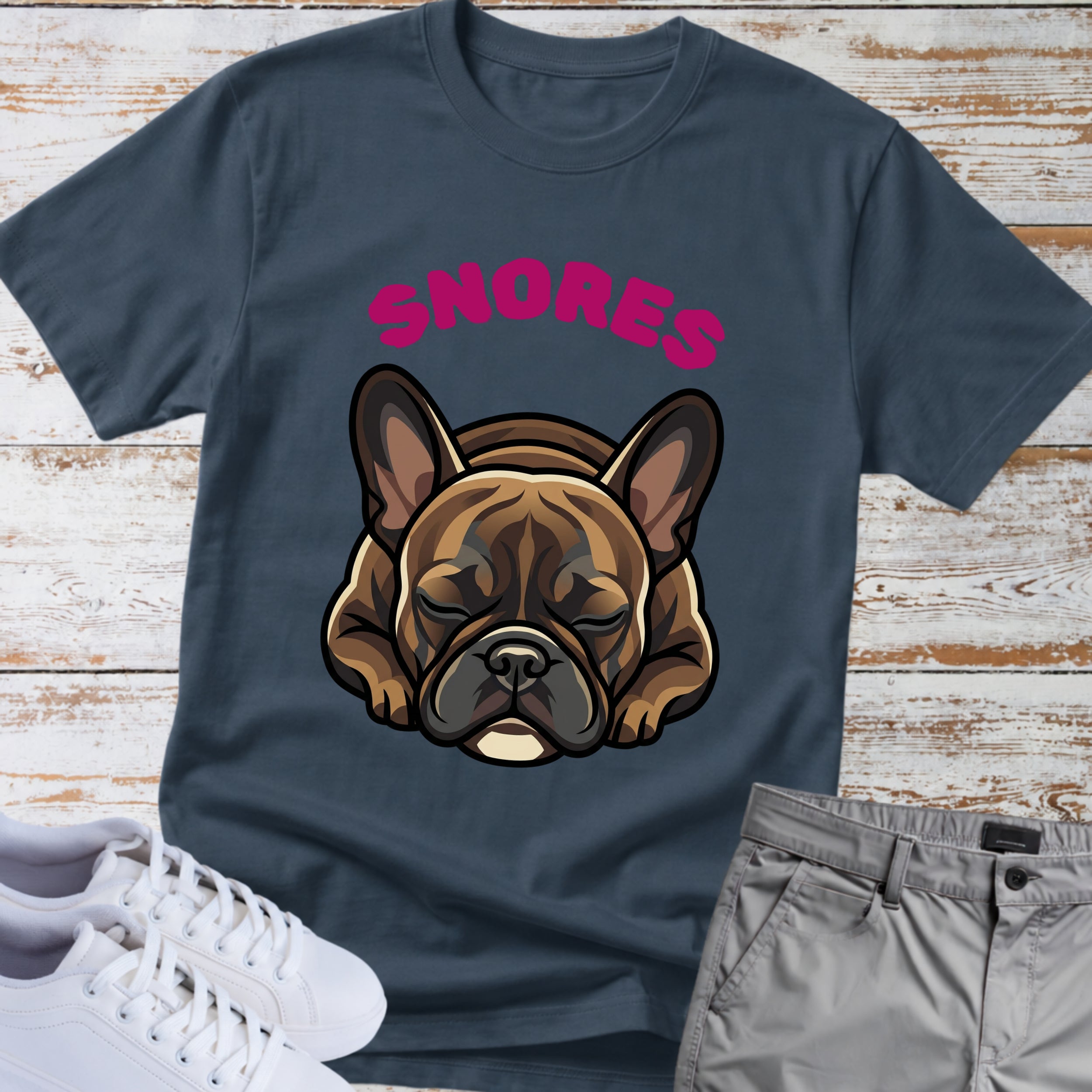 Snoring French Bulldog T-Shirt