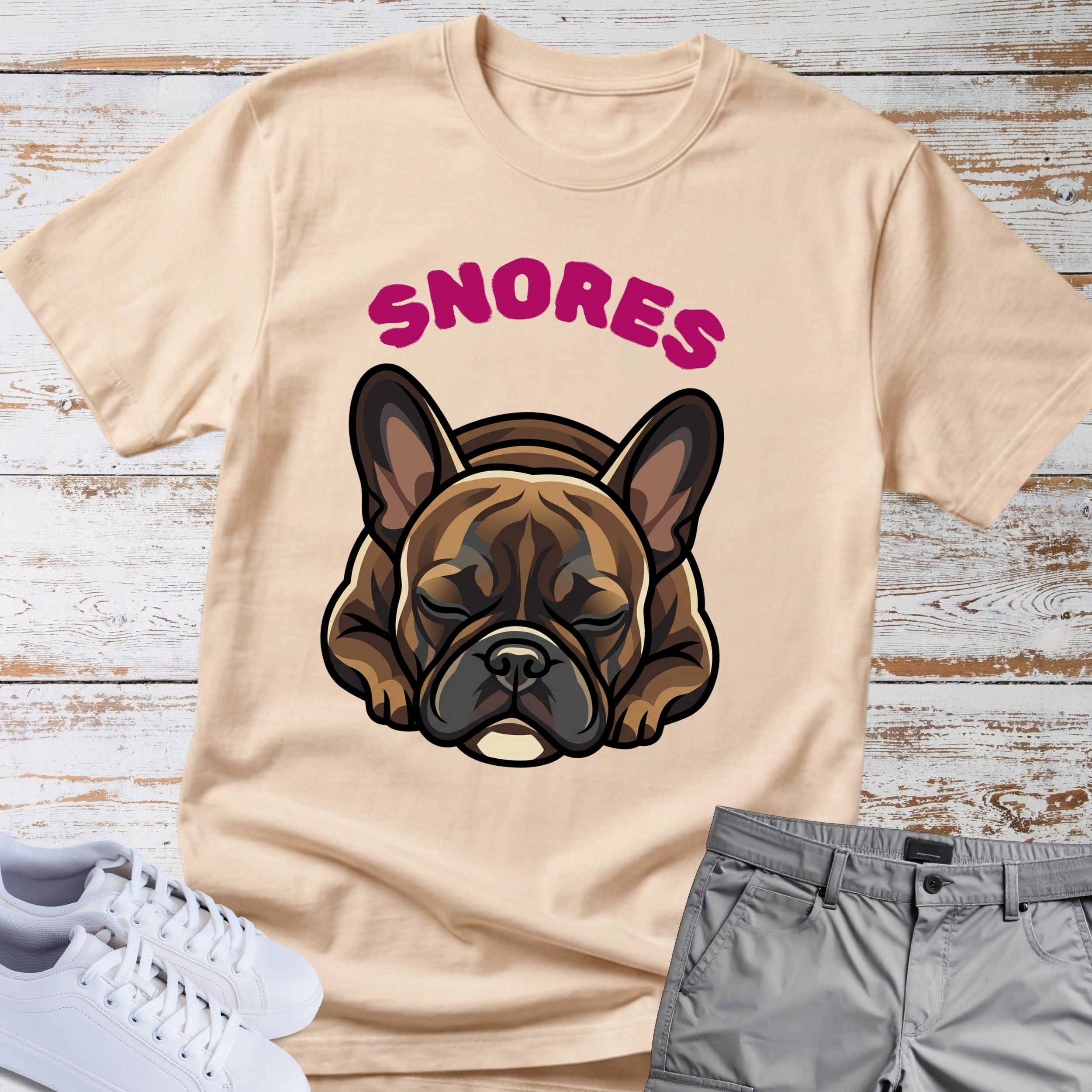Snoring French Bulldog T-Shirt