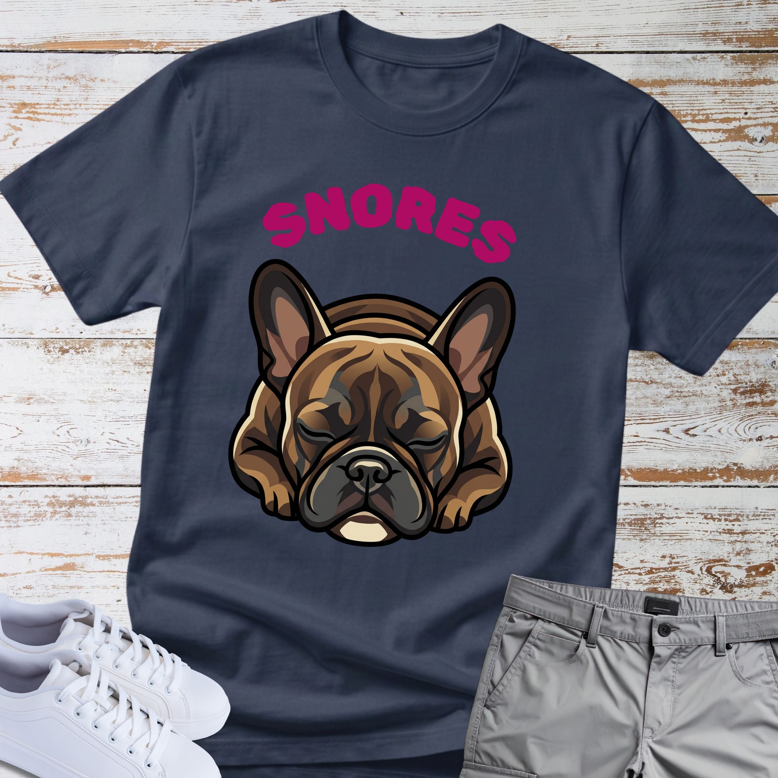 Snoring French Bulldog T-Shirt