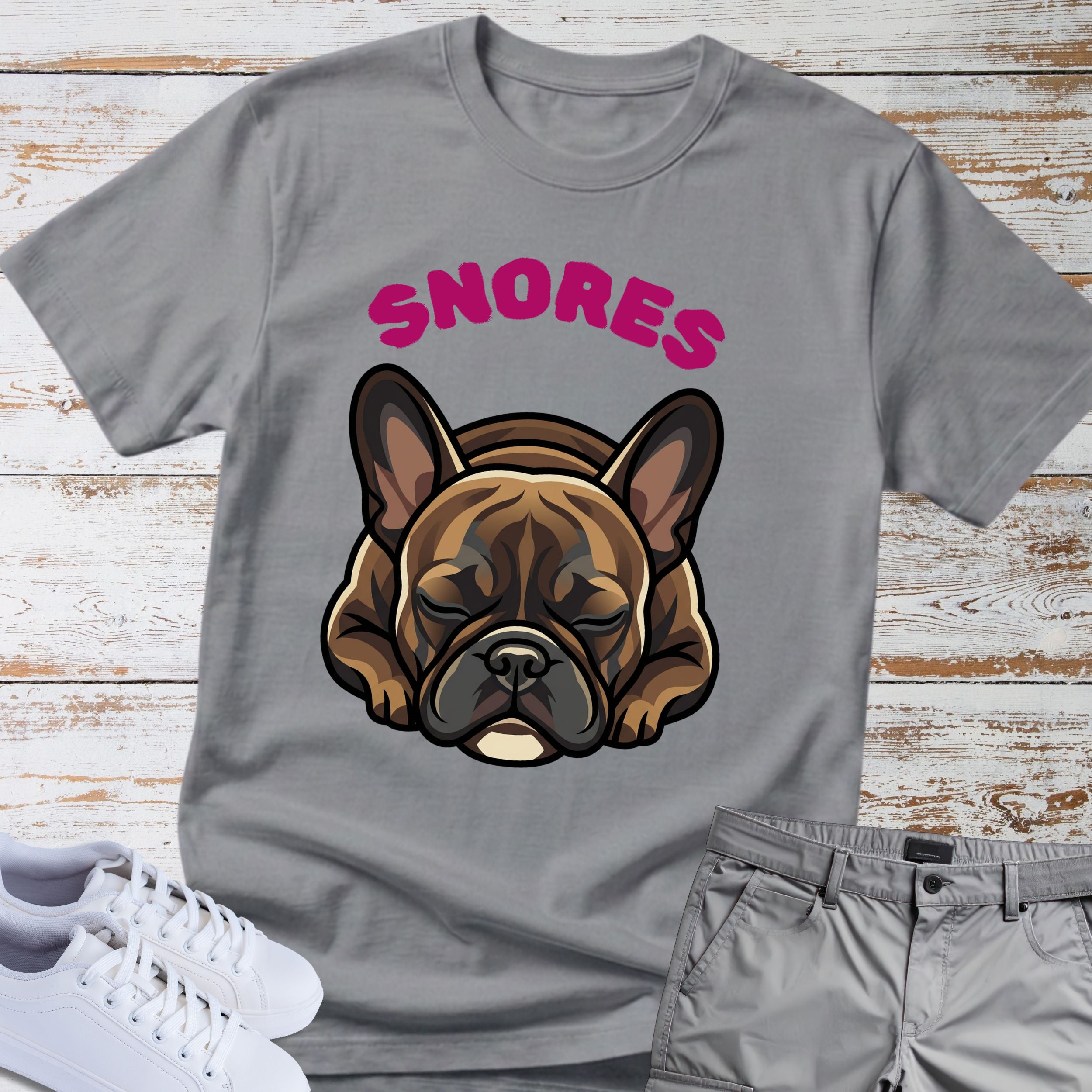 Snoring French Bulldog T-Shirt