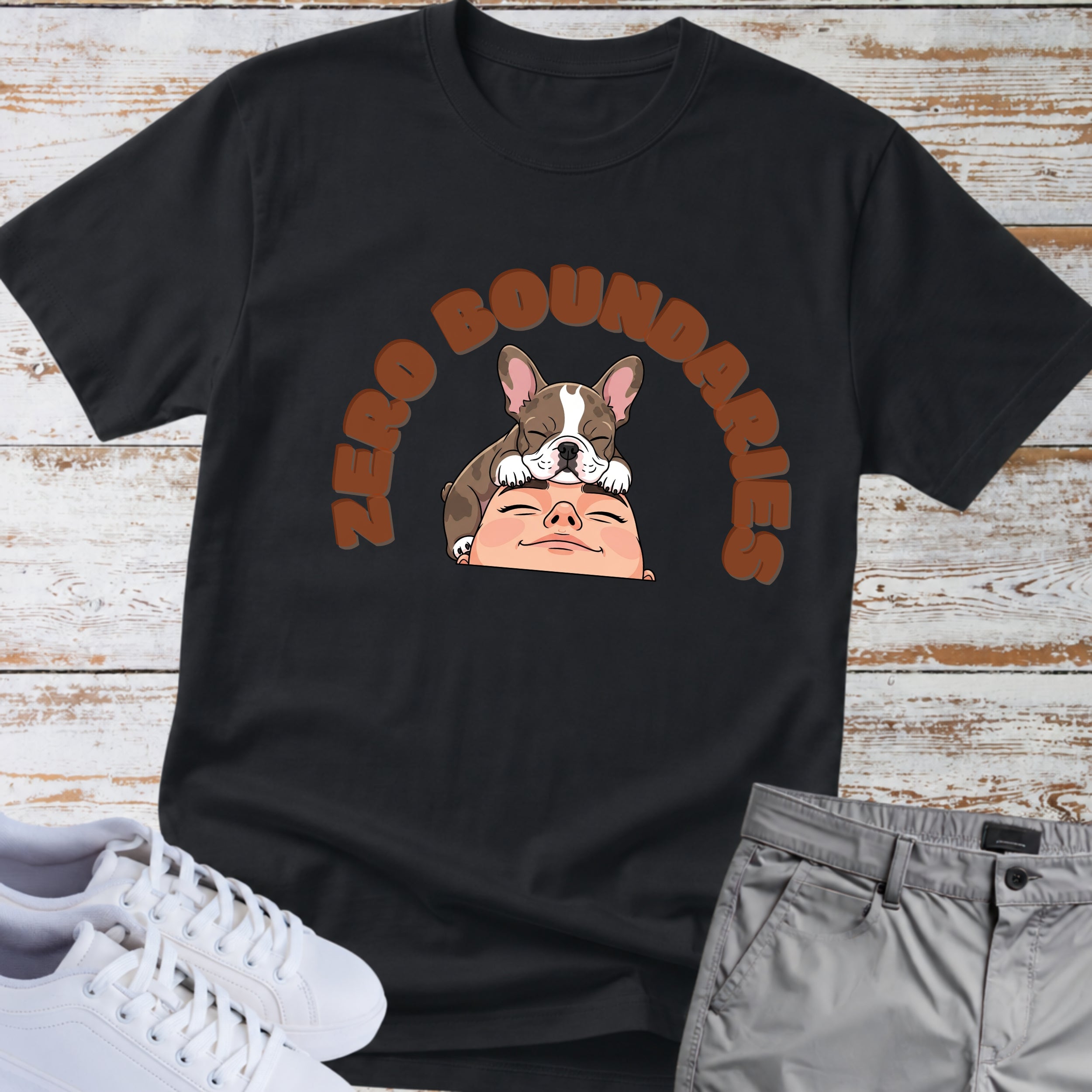 Zero Boundaries French Bulldog T-Shirt