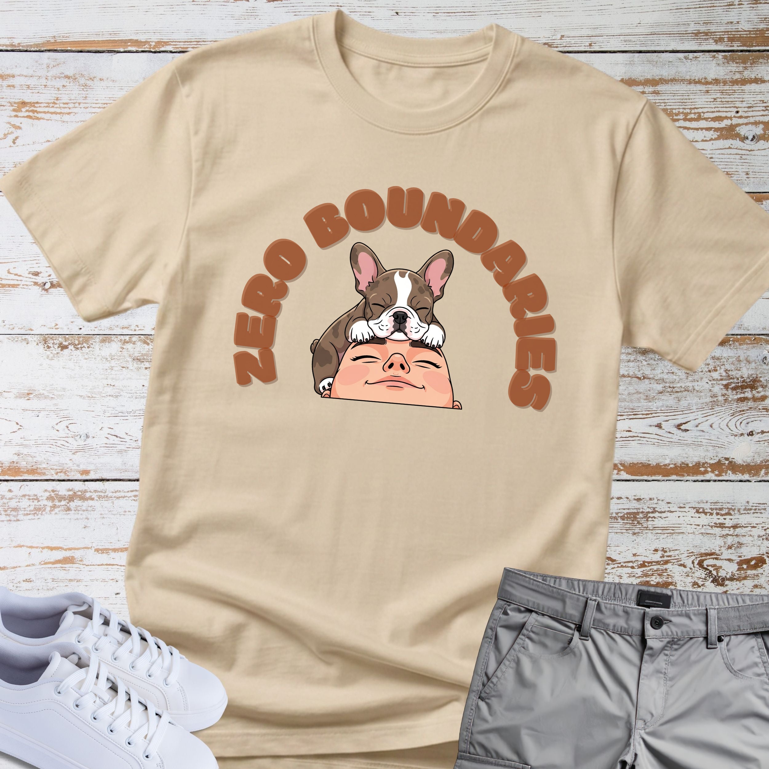 Zero Boundaries French Bulldog T-Shirt