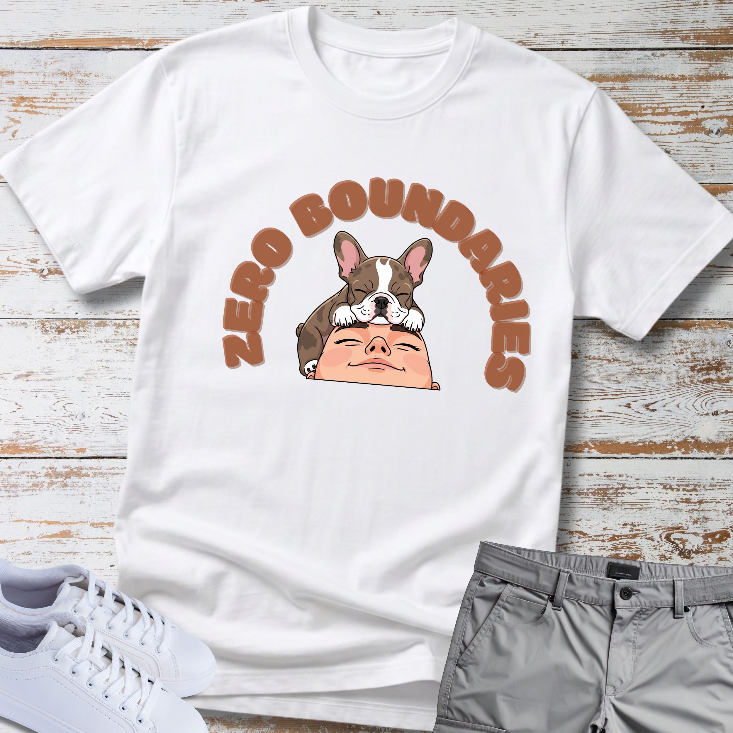 Zero Boundaries French Bulldog T-Shirt