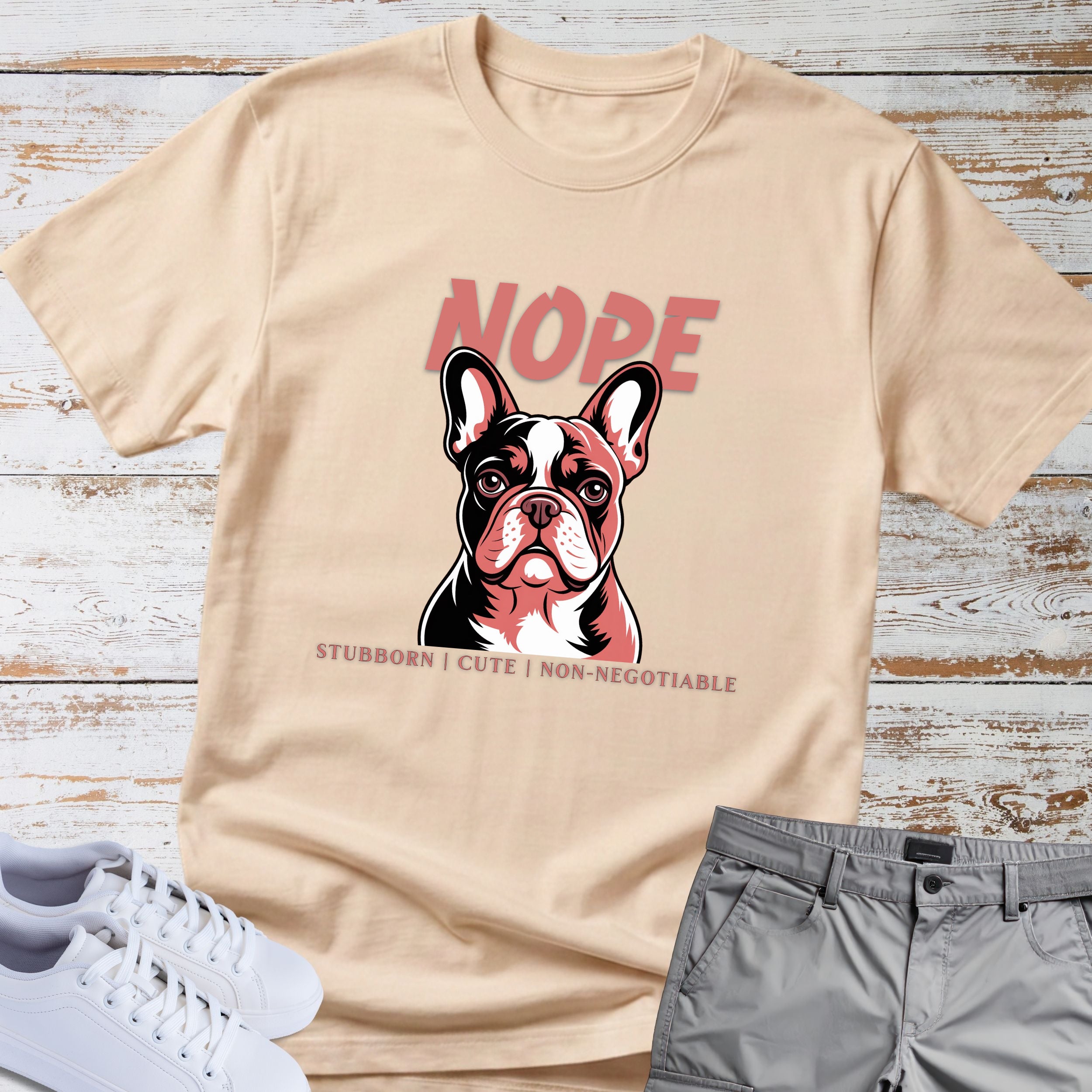 Nope French Bulldog T-Shirt