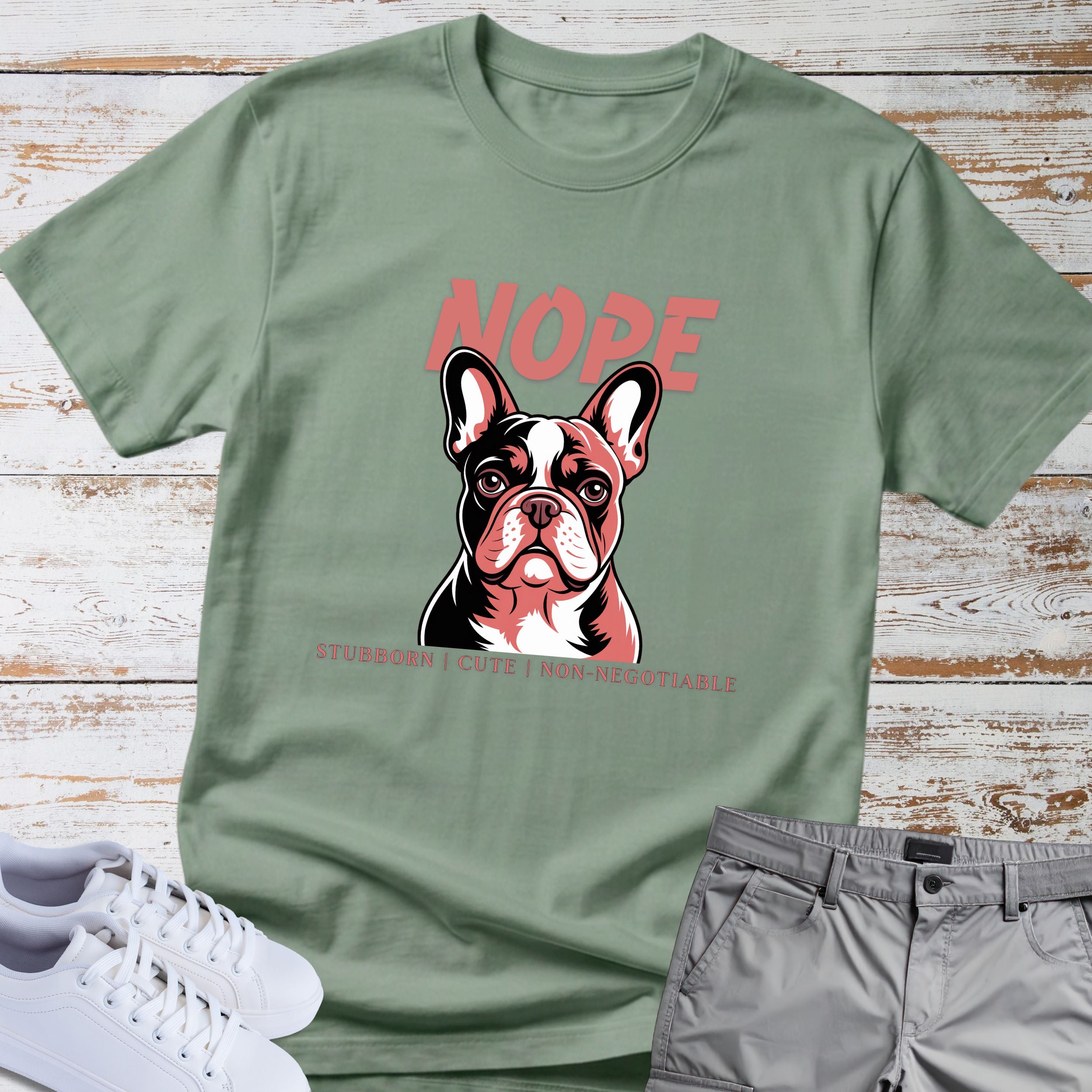 Nope French Bulldog T-Shirt