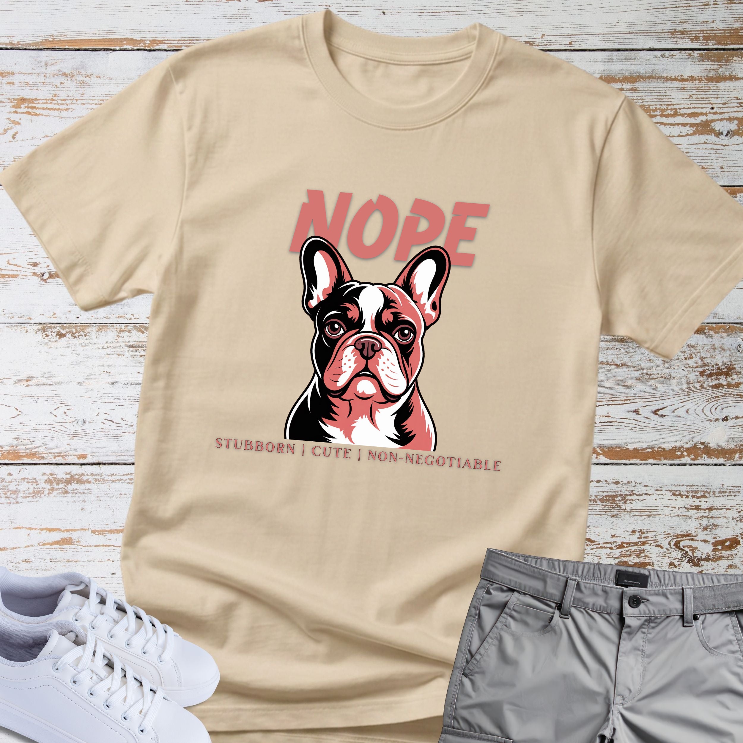 Nope French Bulldog T-Shirt