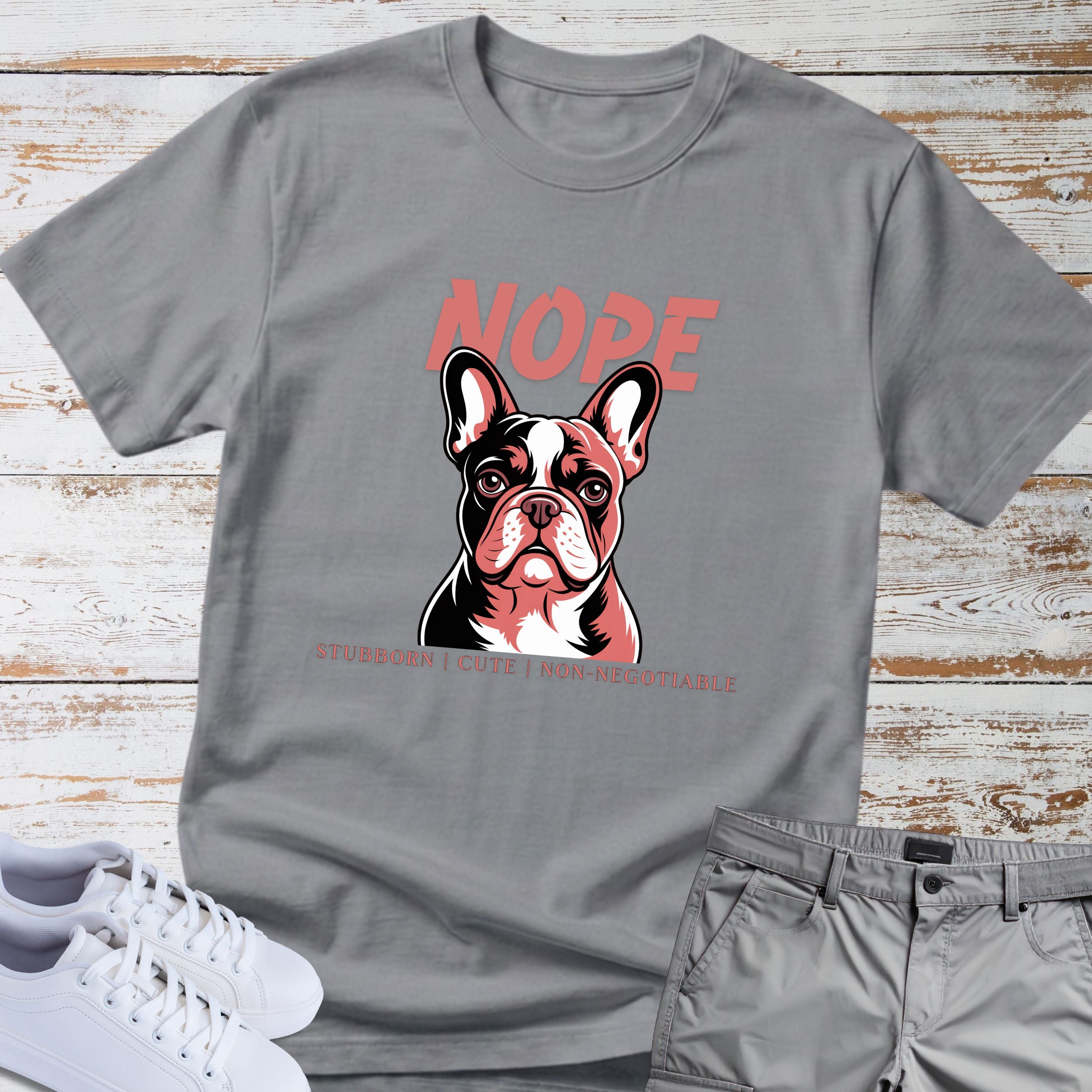 Nope French Bulldog T-Shirt