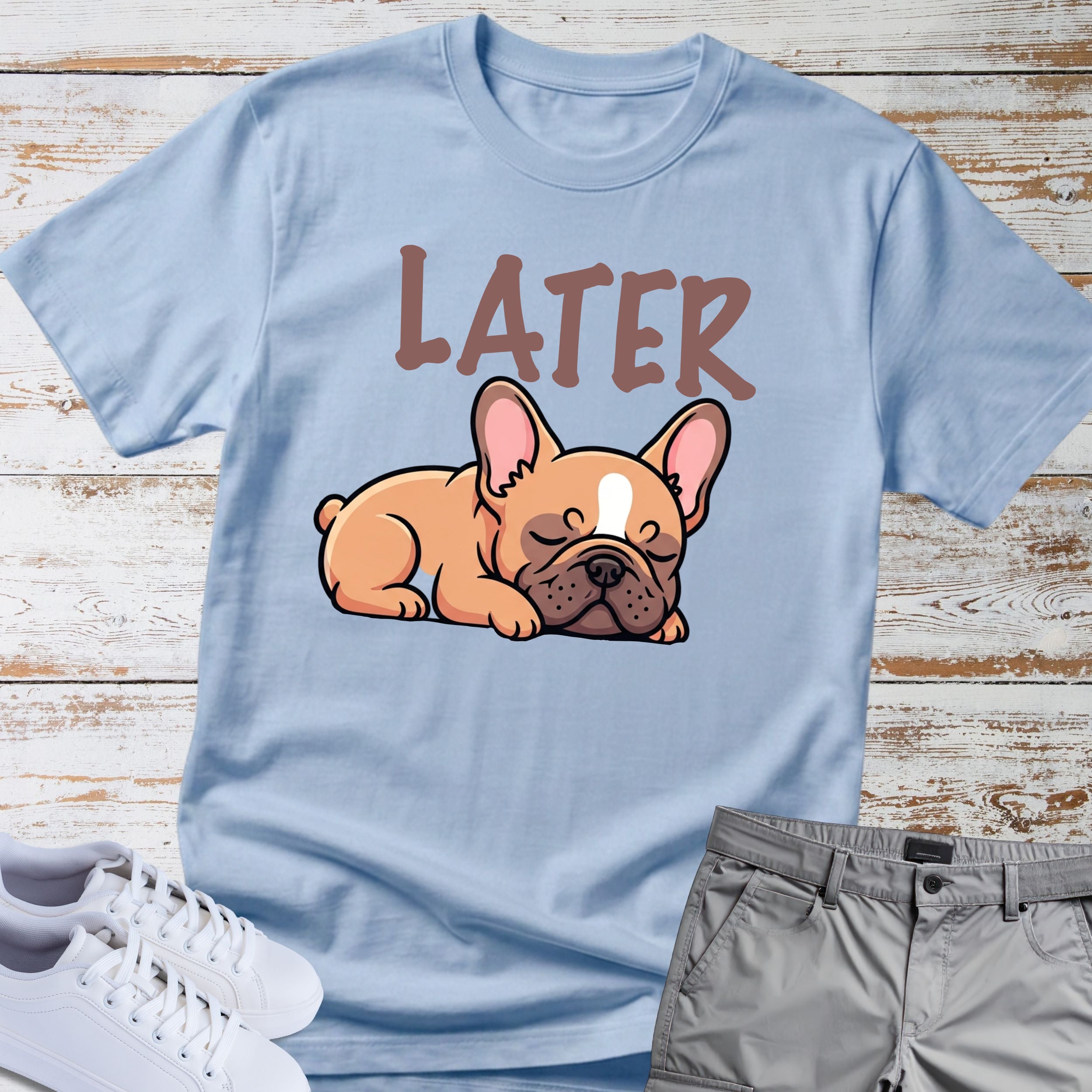 Later Cute French Bulldog T-Shirt