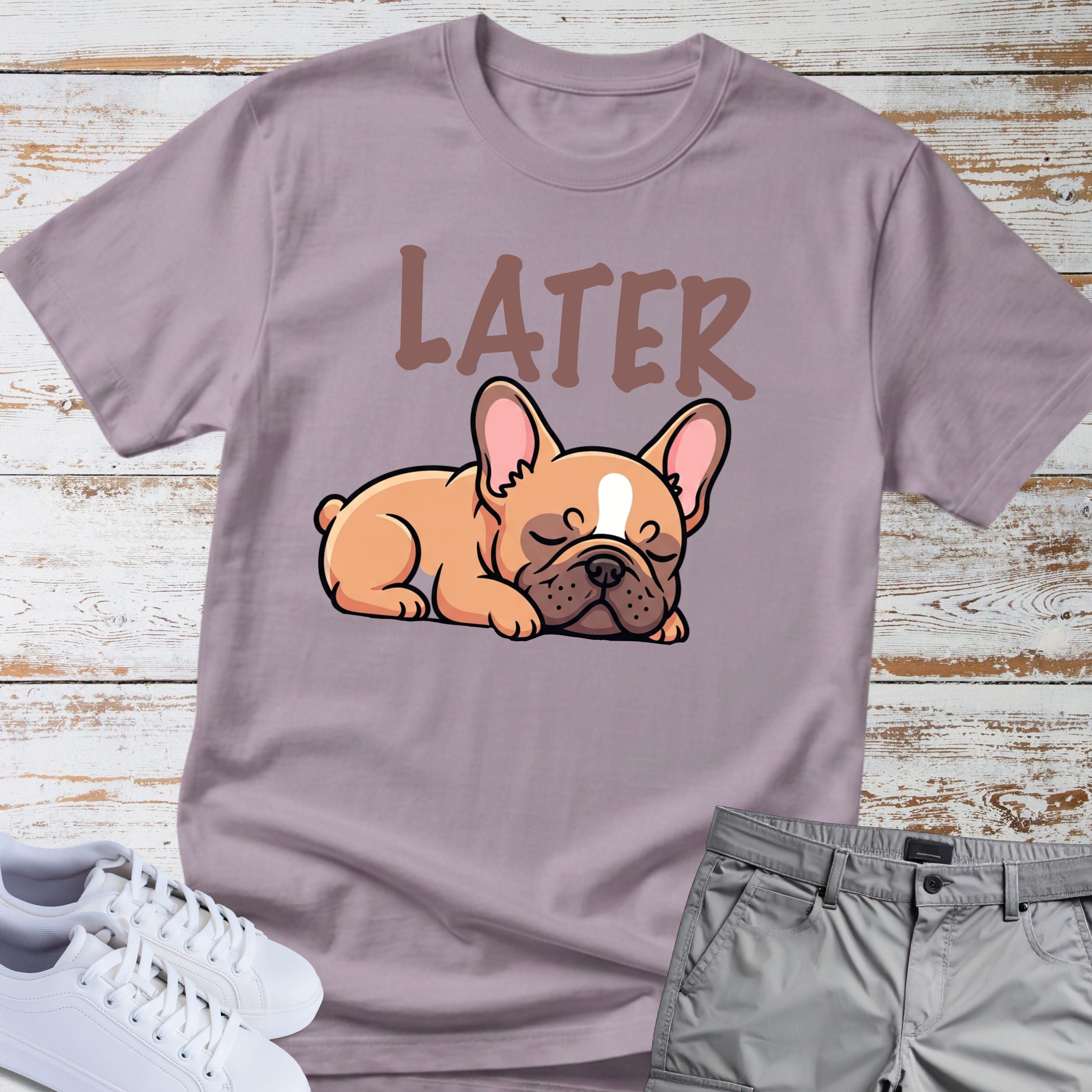 Later Cute French Bulldog T-Shirt