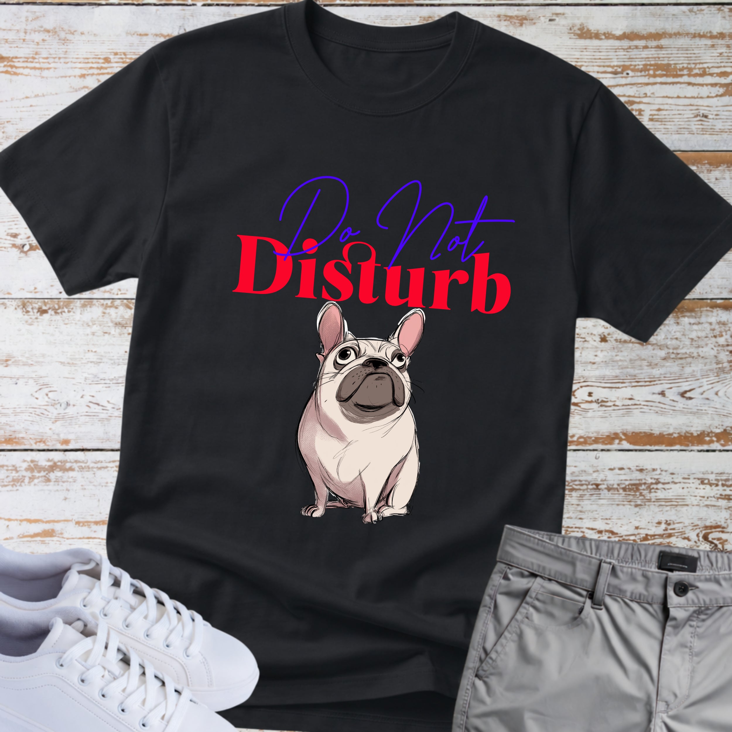 Do Not Disturb French Bulldog T-Shirt